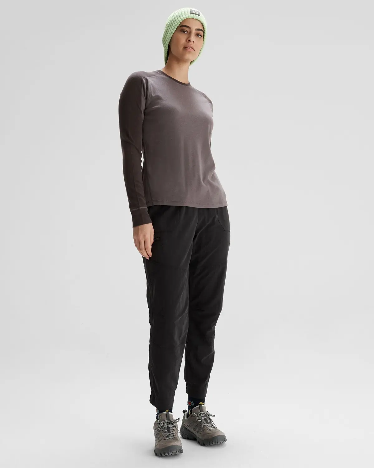 Women's K-Merino 250 Long Sleeve Top  - Light Quartz/Dark Quartz 2