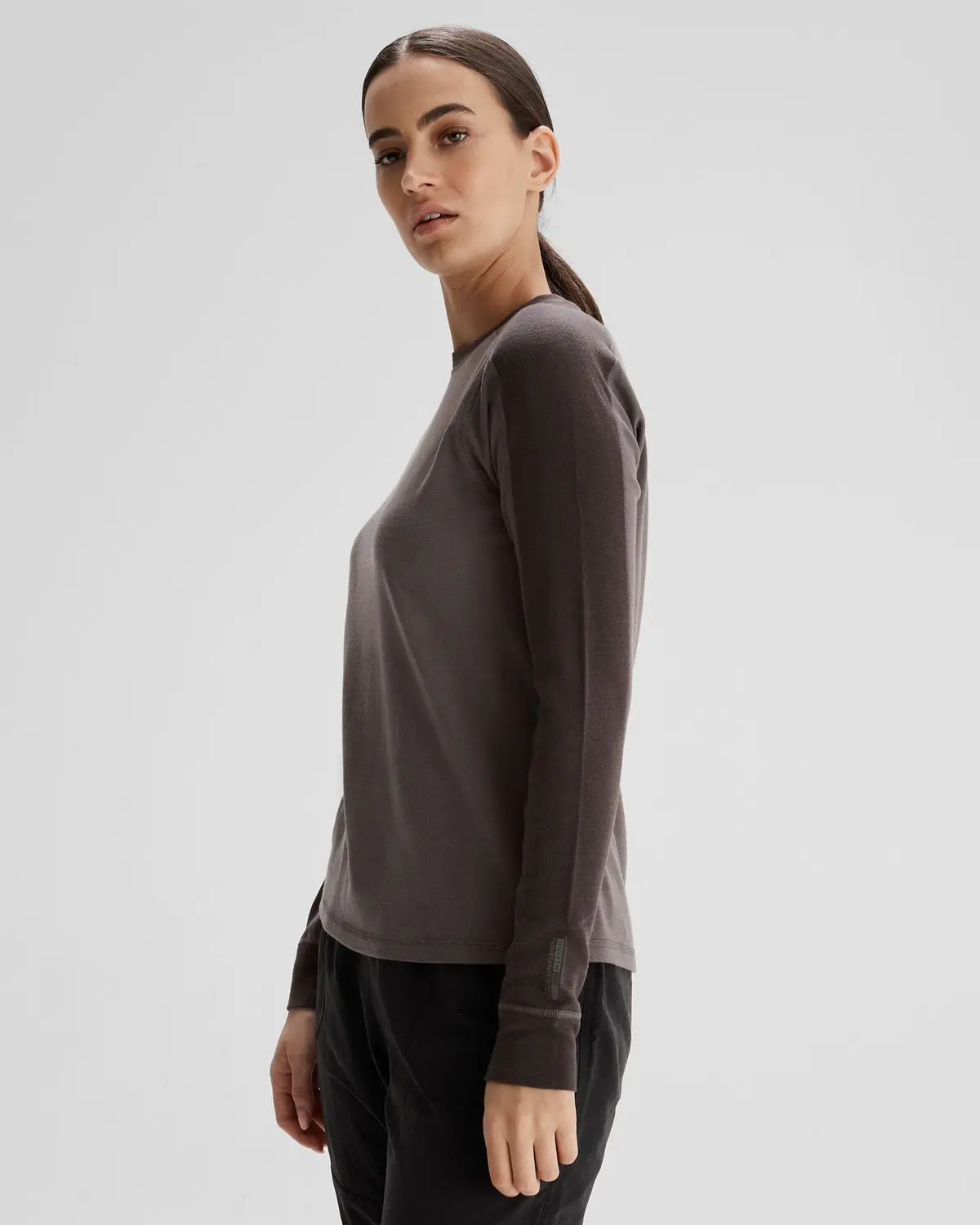 Women's K-Merino 250 Long Sleeve Top  - Light Quartz/Dark Quartz 3