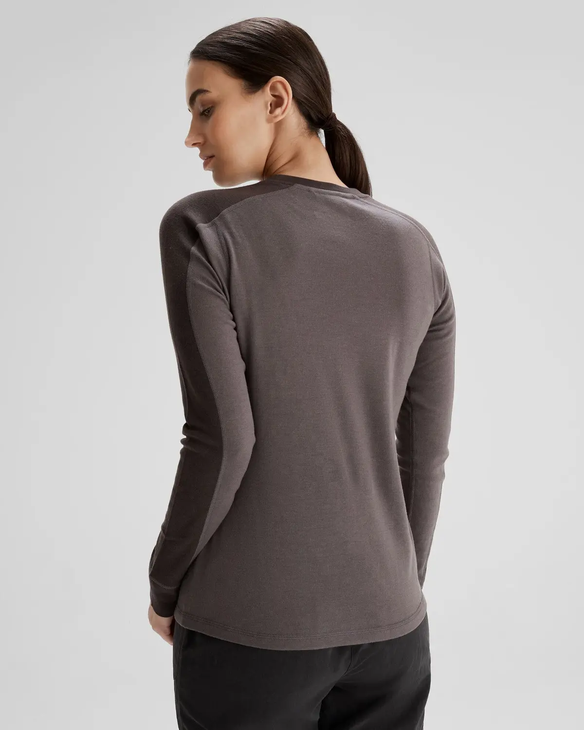 Women's K-Merino 250 Long Sleeve Top  - Light Quartz/Dark Quartz 4