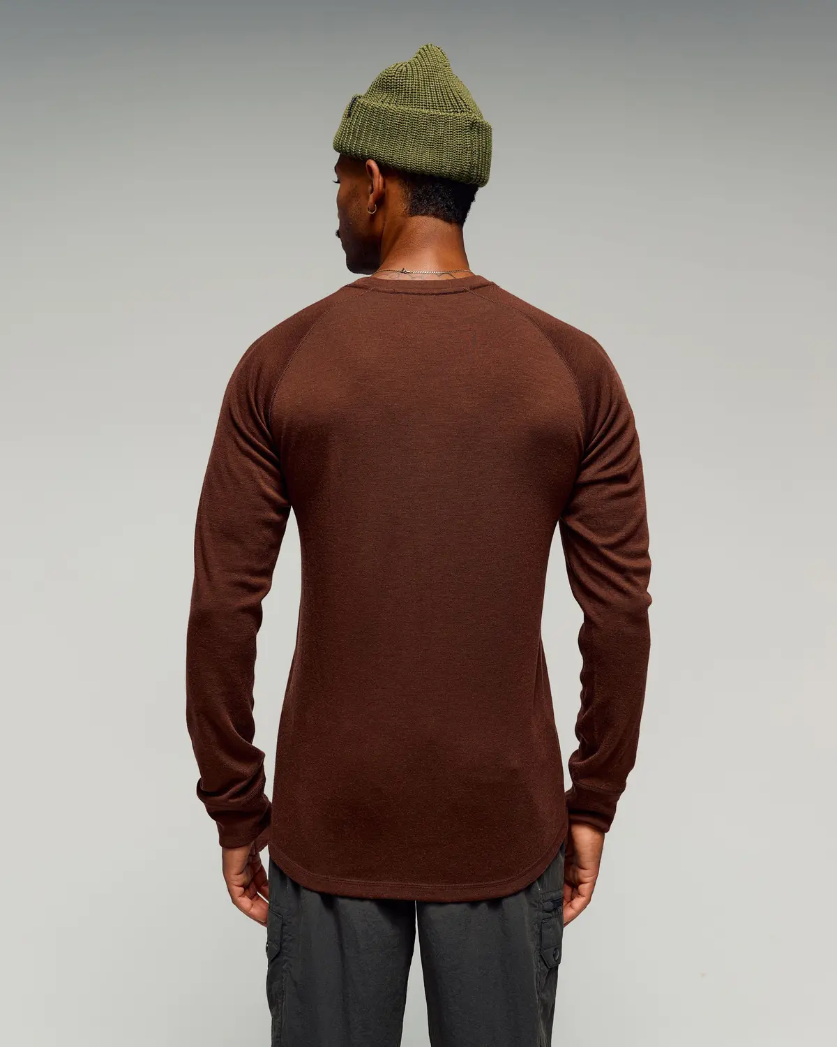 Men's K-Merino 250 Long Sleeve Top - Cocoa 3