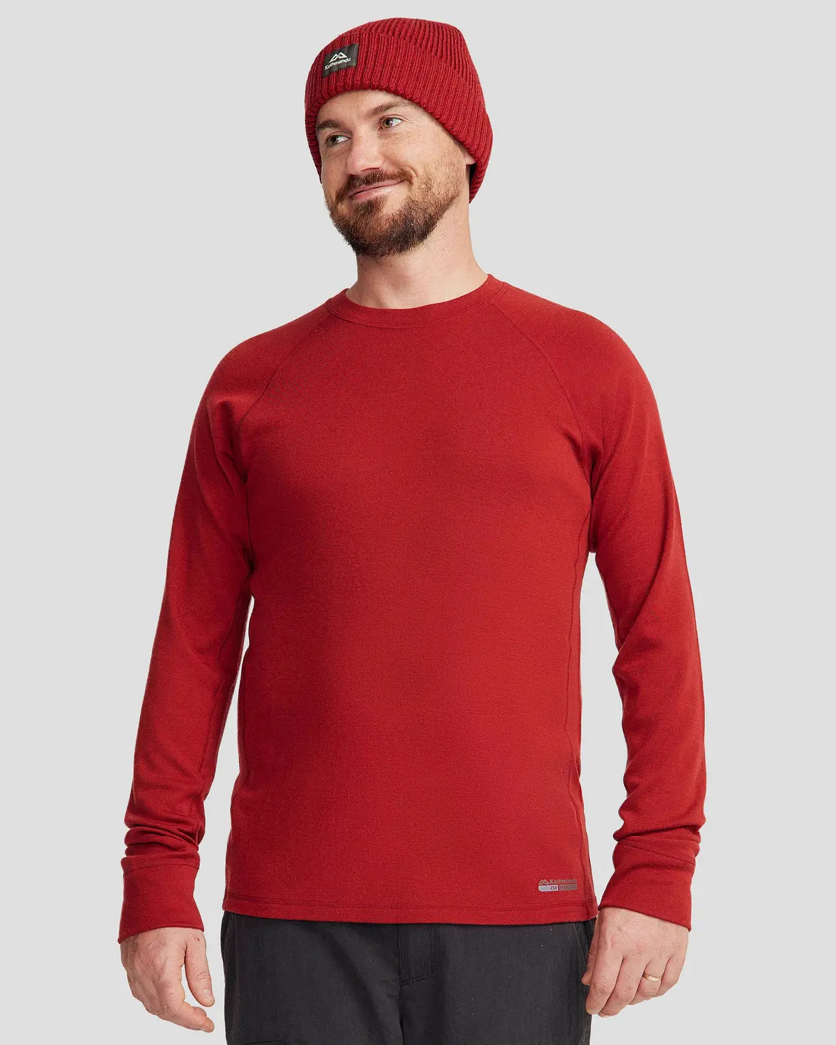 Men's K-Merino 250 Long Sleeve Top  - Pinot 1