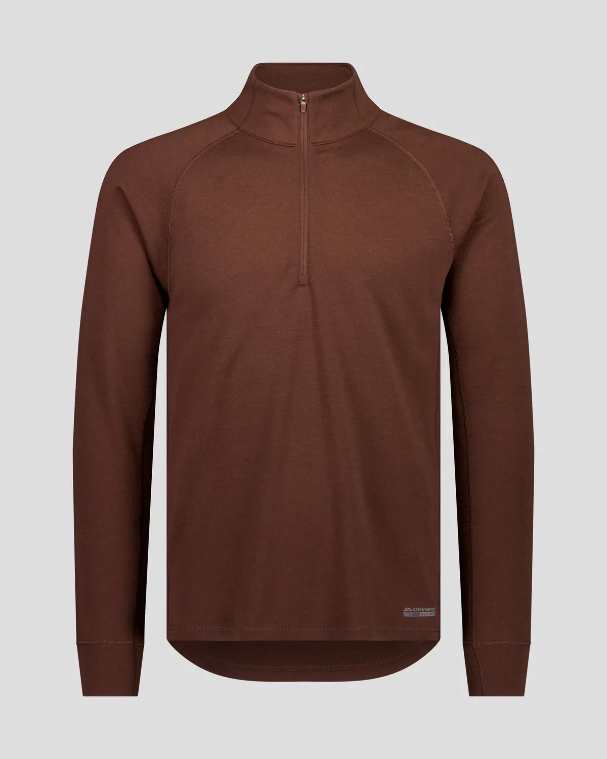 Men's K-Merino 250 1/4 Zip Long Sleeve Top - Cocoa 4