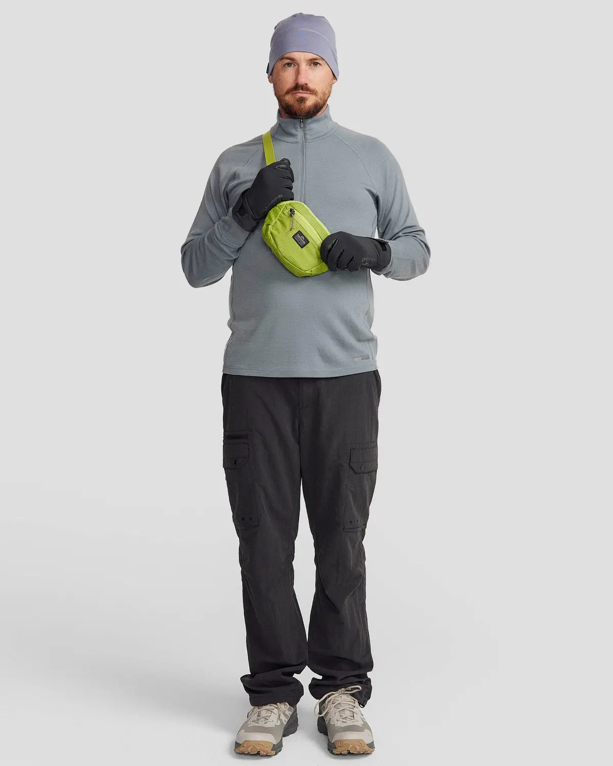 Men's K-Merino 250 Quarter Zip Long Sleeve - Moon 2