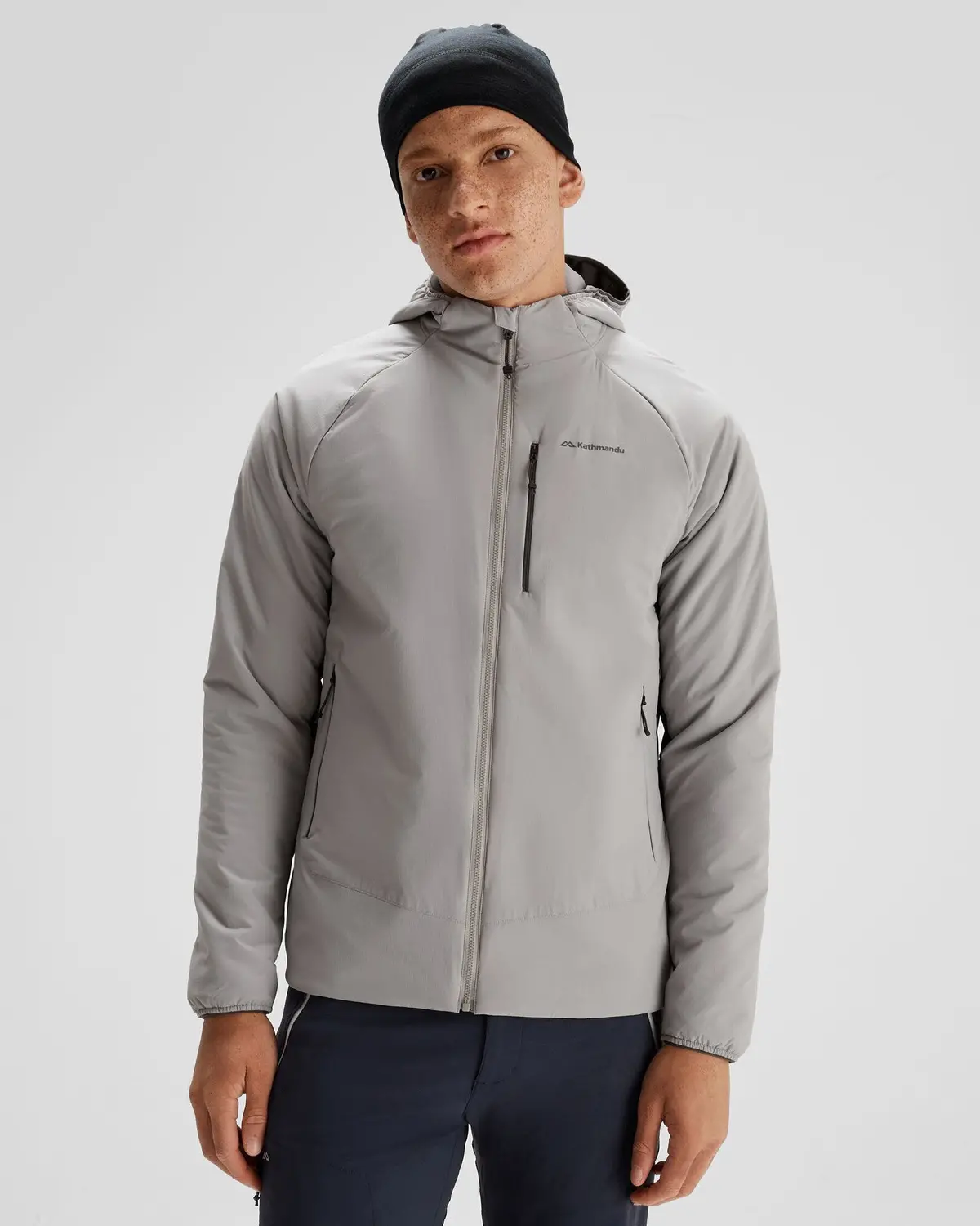 Men's Seeker Primaloft® Active Hooded Jacket - Steel Grey 1