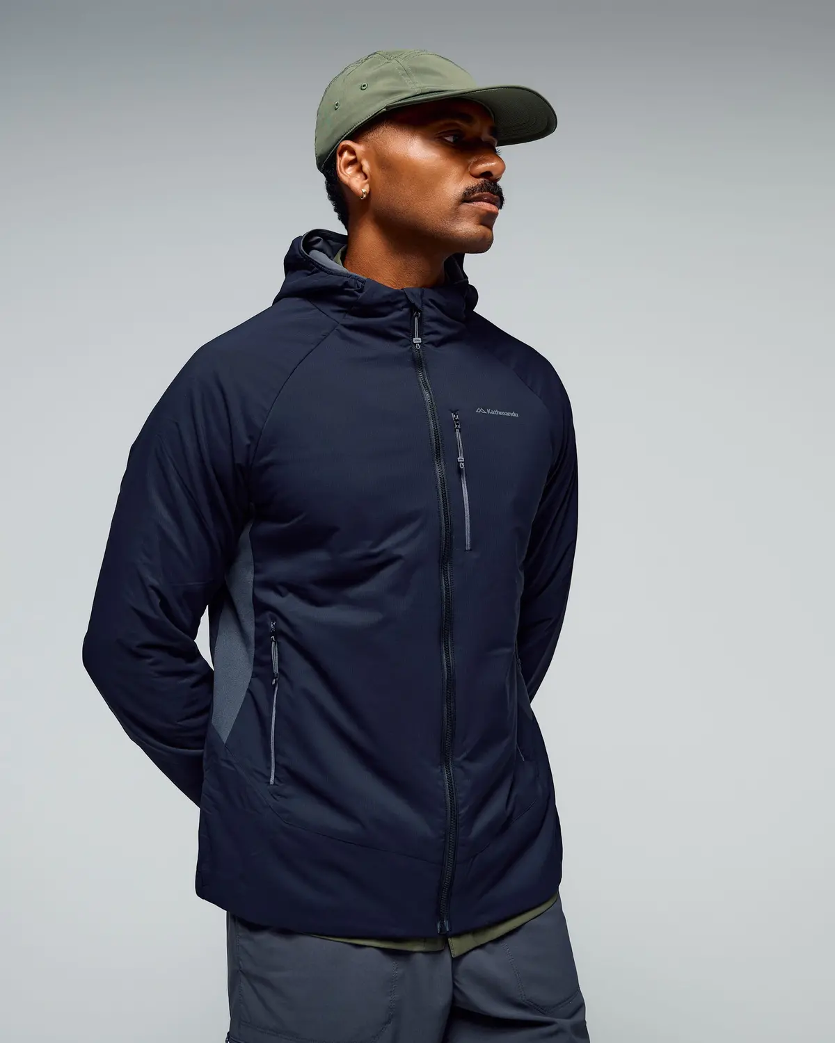Men's Seeker Primaloft® Active Hooded Jacket - Black Stingray 1