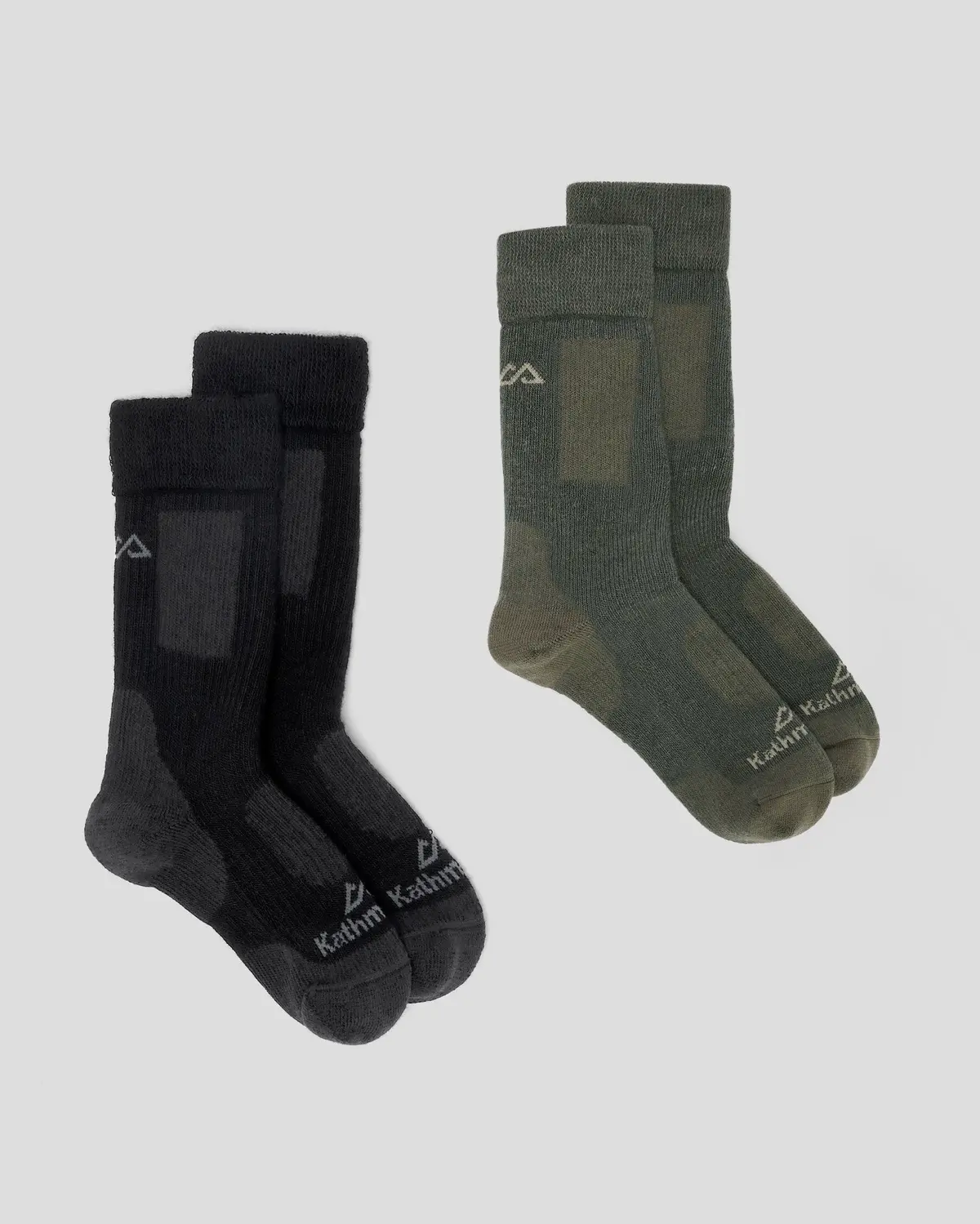 Kids' Thermo Socks -Two Pack - Black/Beech 1
