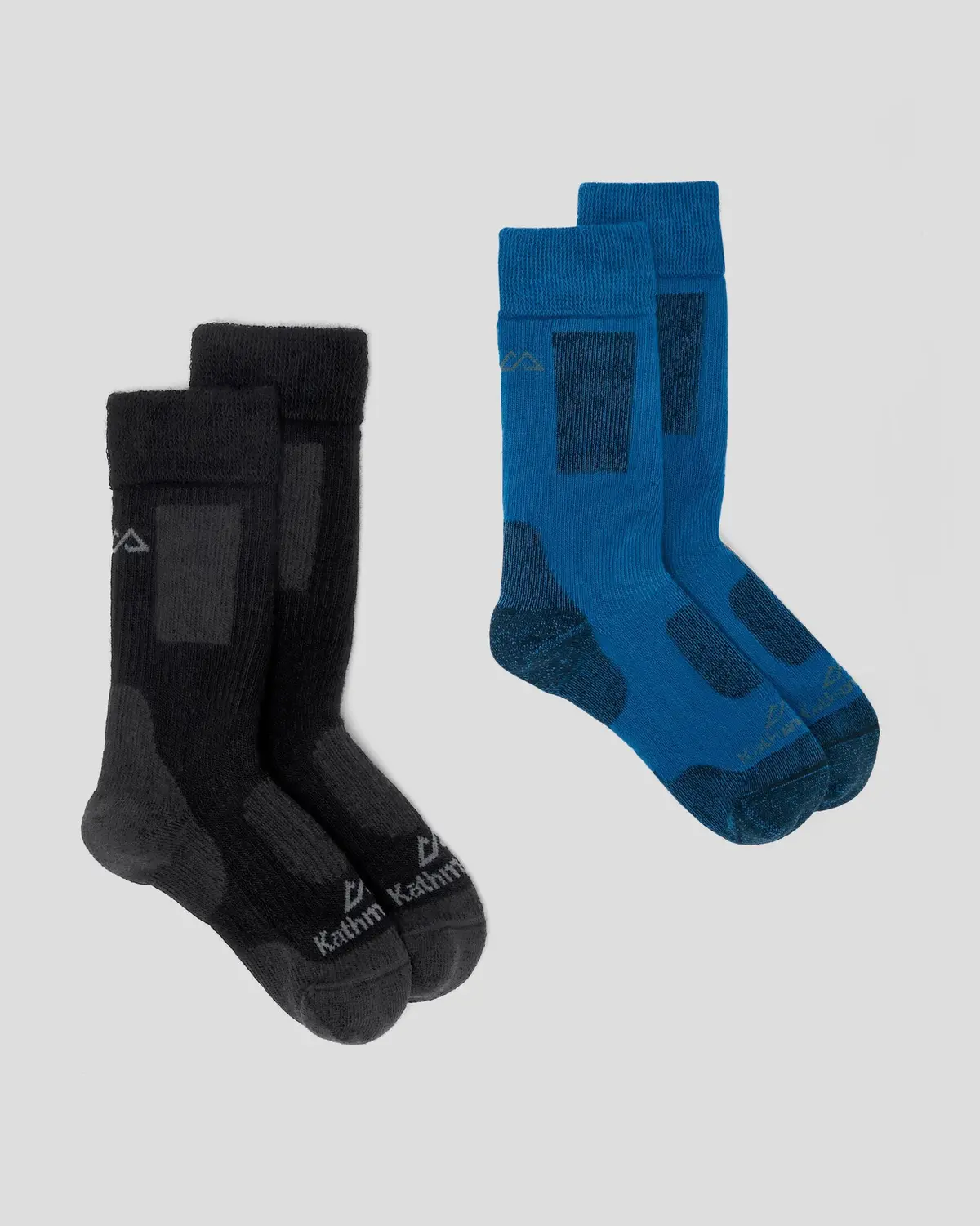 Kids' Thermo Socks -Two Pack - Black/Eddy 1