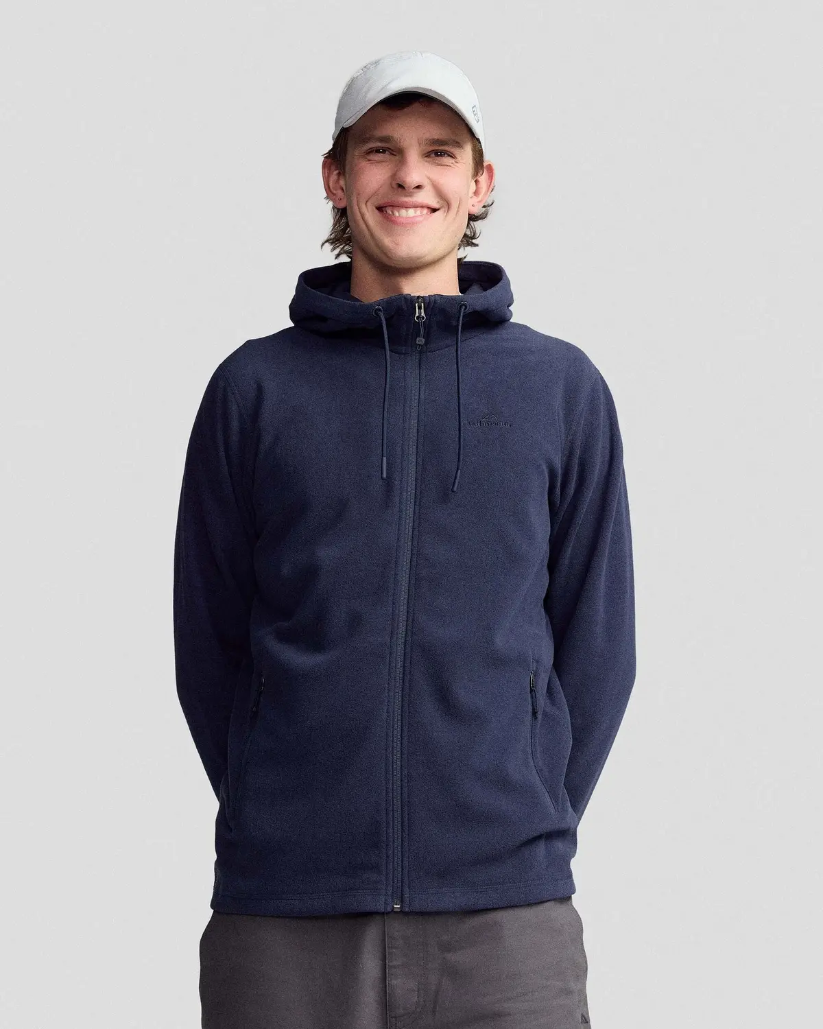 Men's Mt Aspiring Hooded Fleece Jacket  - Pure Navy 1