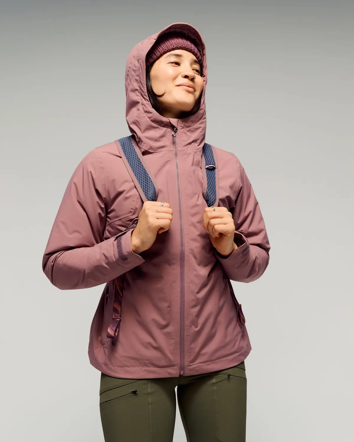 Women's Trailhead 2L Novaloft Rain Jacket - Dark Thistle 1