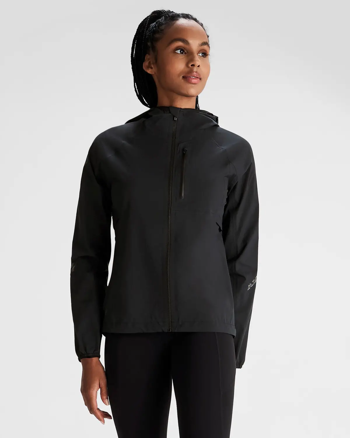 Women's Seeker 2.5L Rain Jacket - Black Stingray 1