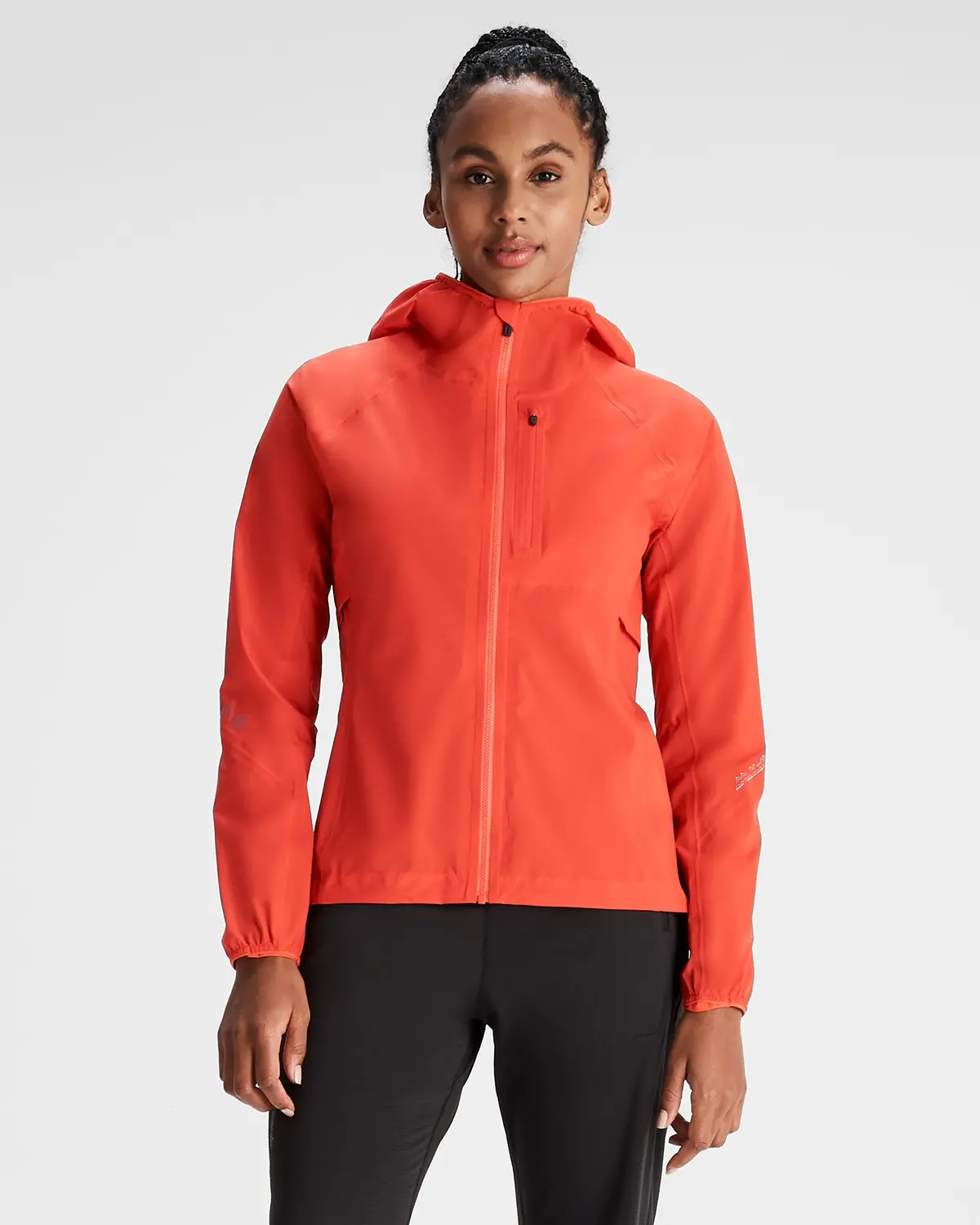 Women's Seeker 2.5L Rain Jacket - Hut Orange 1