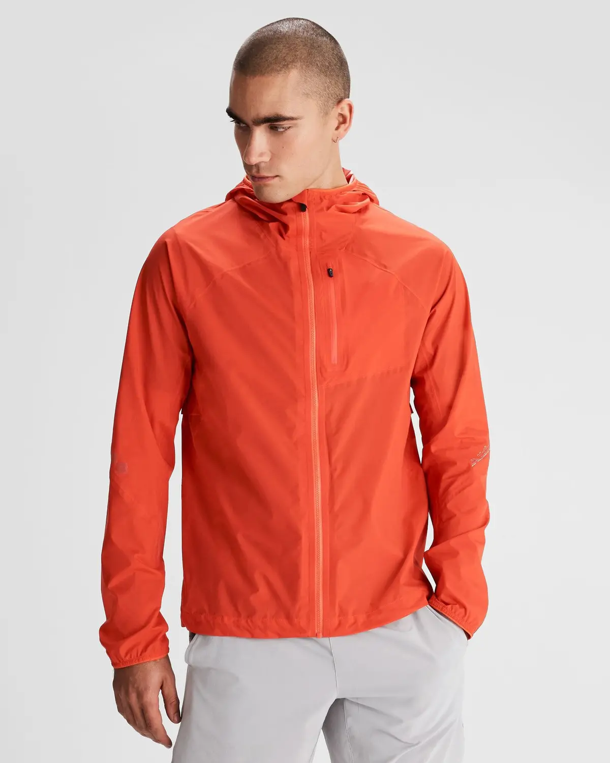 Men's Seeker 2.5L Rain Jacket - Hut Orange 1