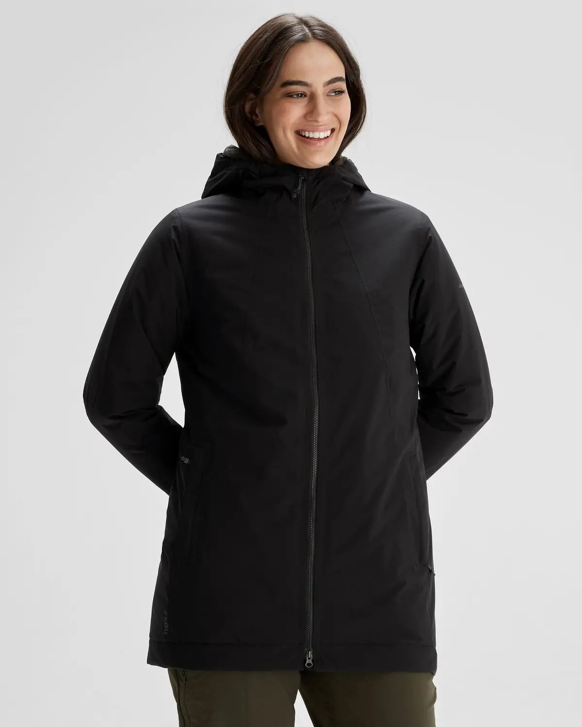 Women's Trailhead 2L Insulated Rain Parka - Black Stingray 1