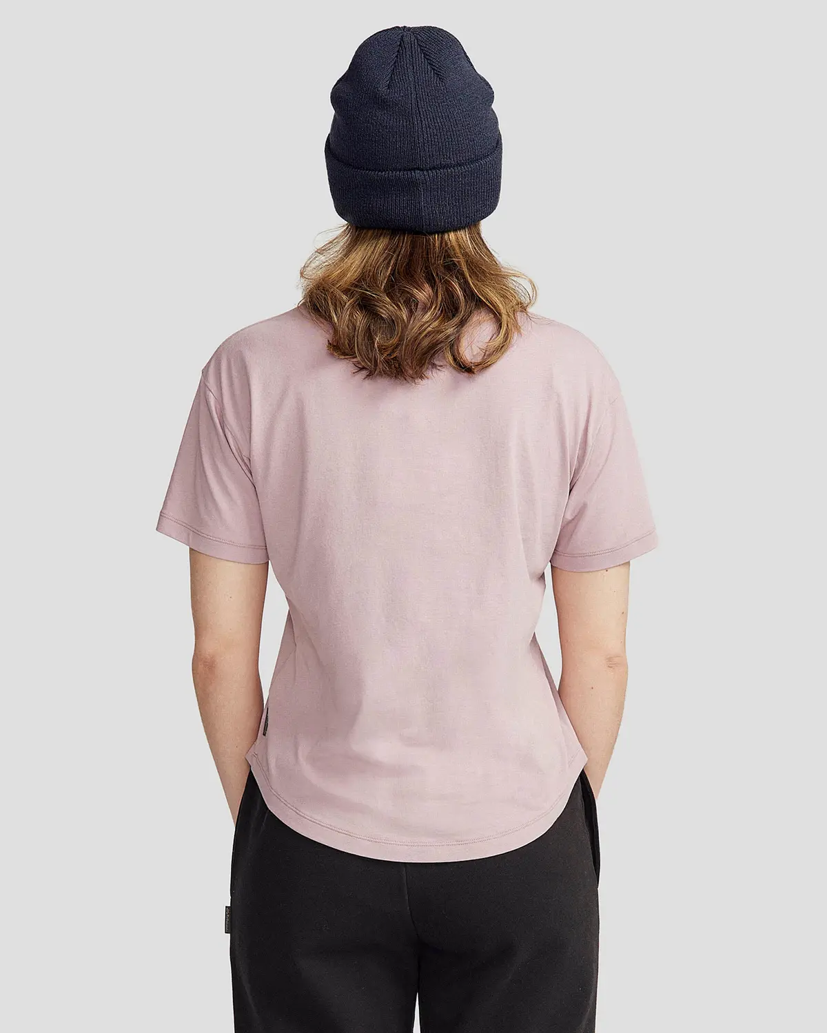 Women's Solid Organic Cotton T-Shirt - Light Thistle 3