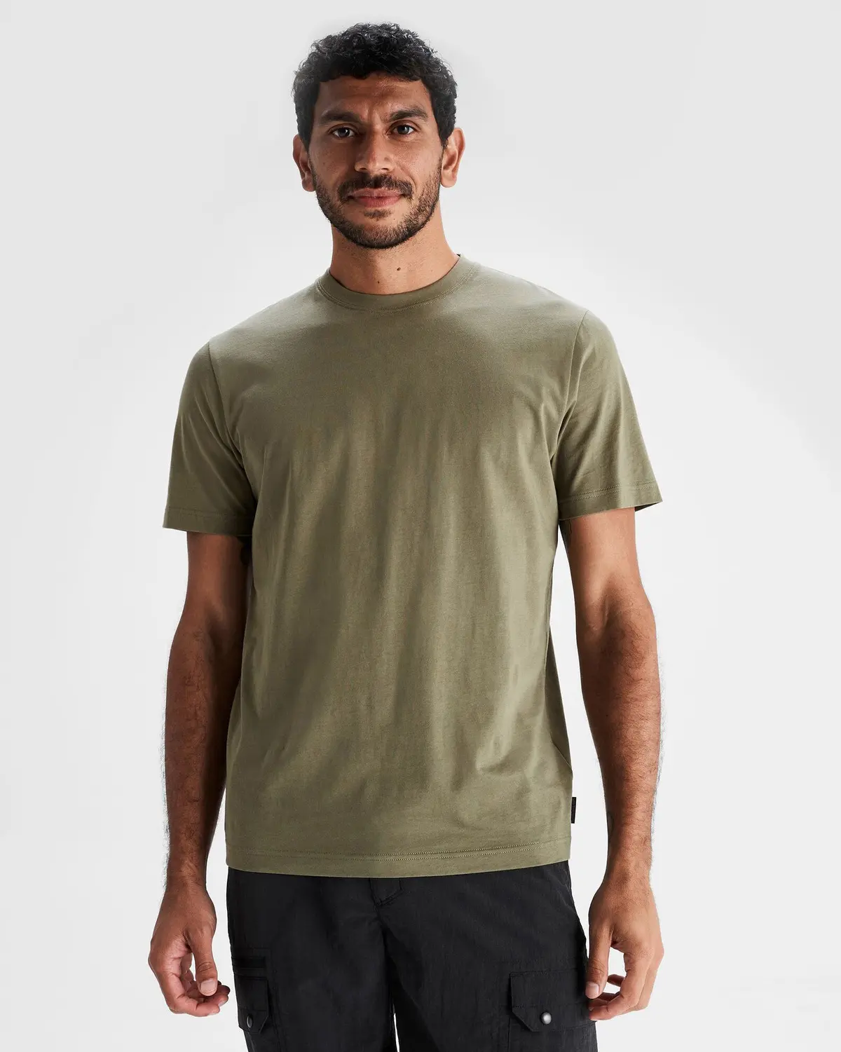 Men's Solid Organic Cotton T-Shirt - Beech 1