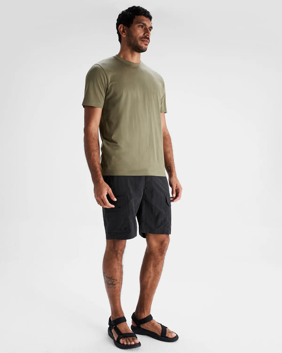 Men's Solid Organic Cotton T-Shirt - Beech 2