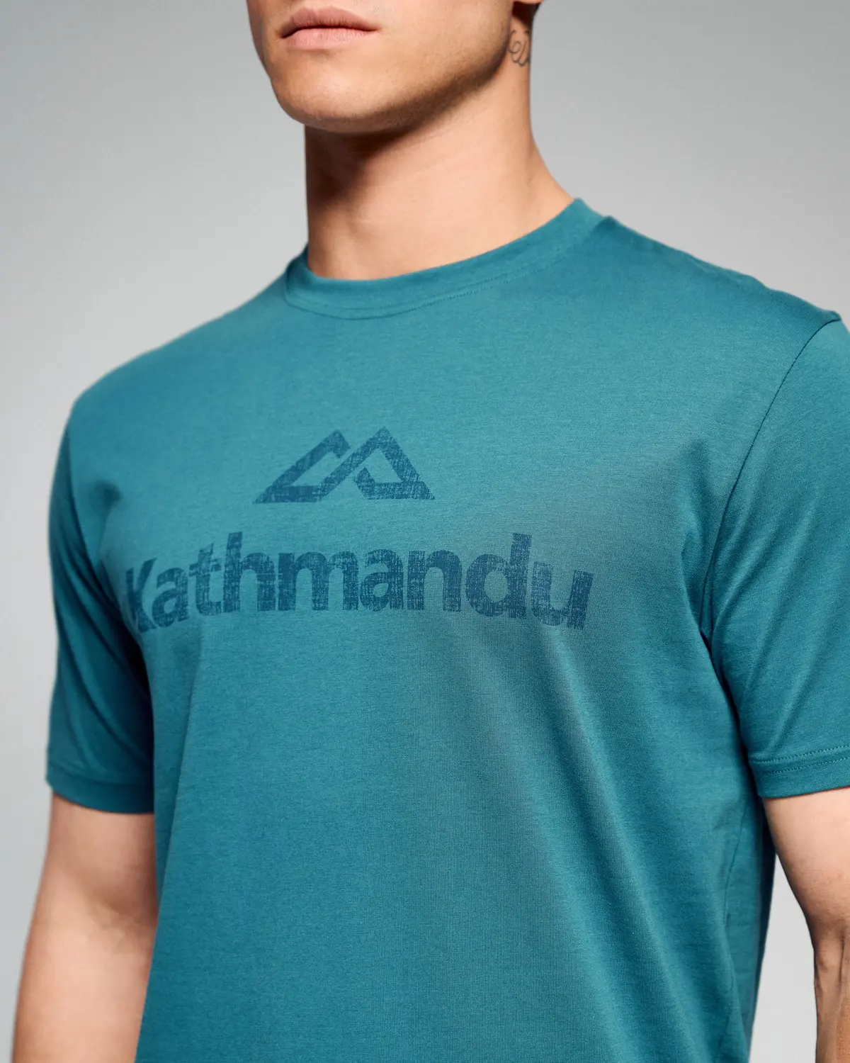 Men's Logo Organic Cotton Tee - Ocean 3