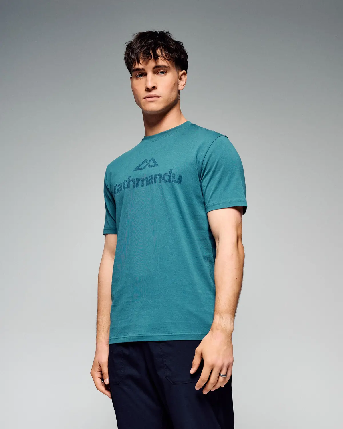 Men's Logo Organic Cotton Tee - Ocean 4