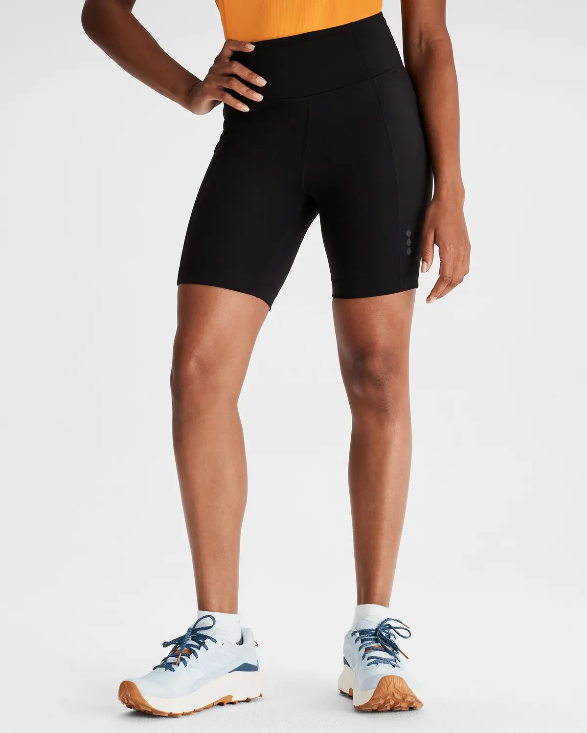 Women's Seeker 7 Inch Tight Shorts - Black Stingray 1