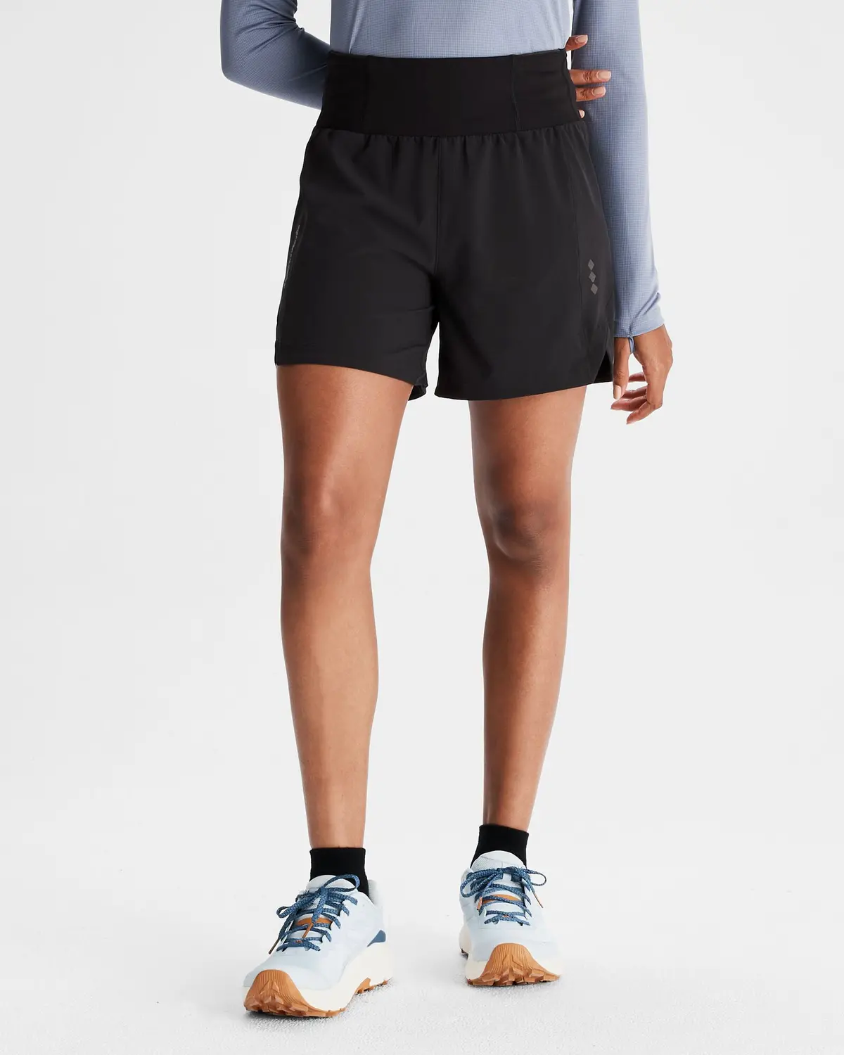 Women's Seeker 5 Inch Shorts - Black Stingray 1