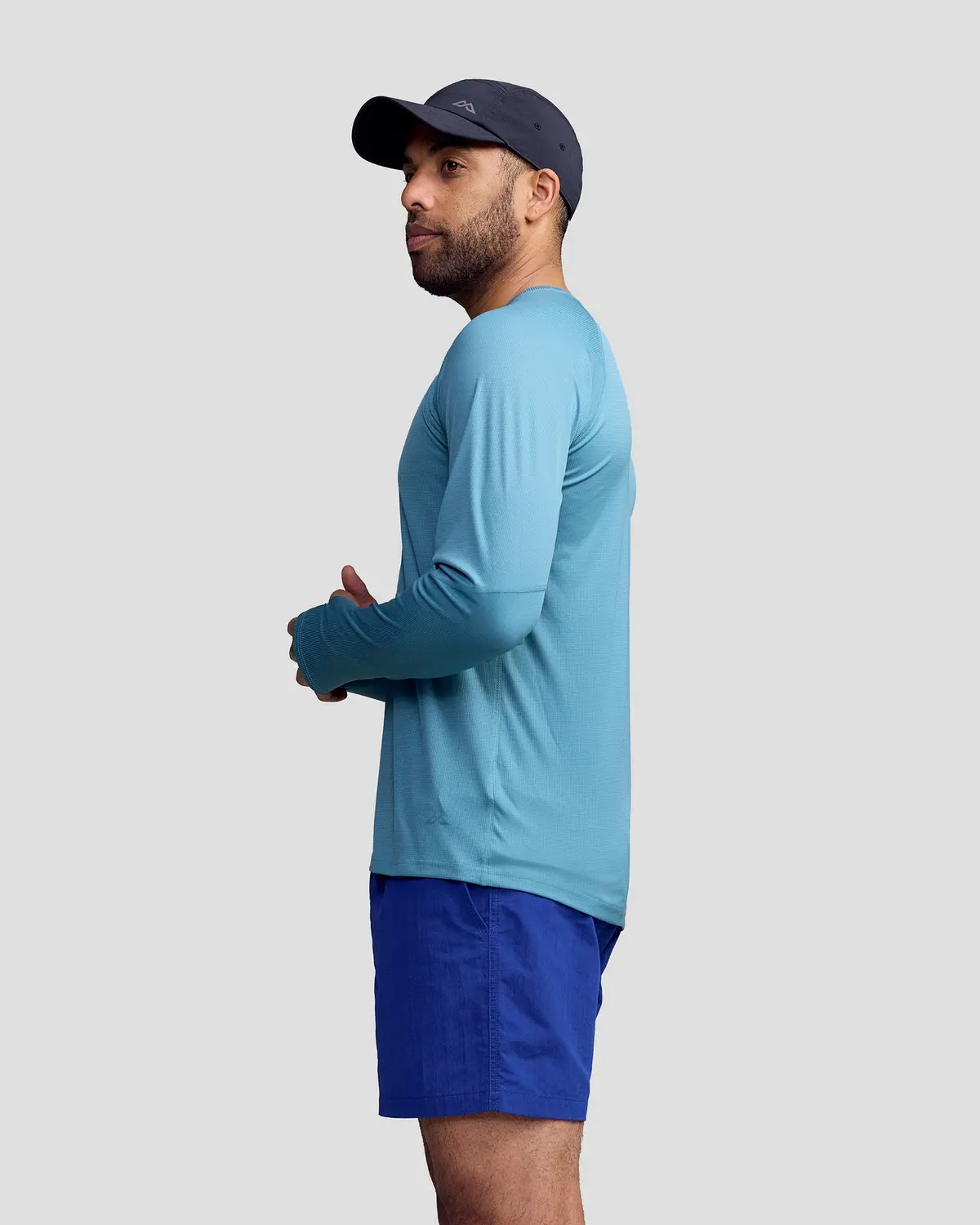 Men's Sun-Stopper Lt Top - Washed Blue 6