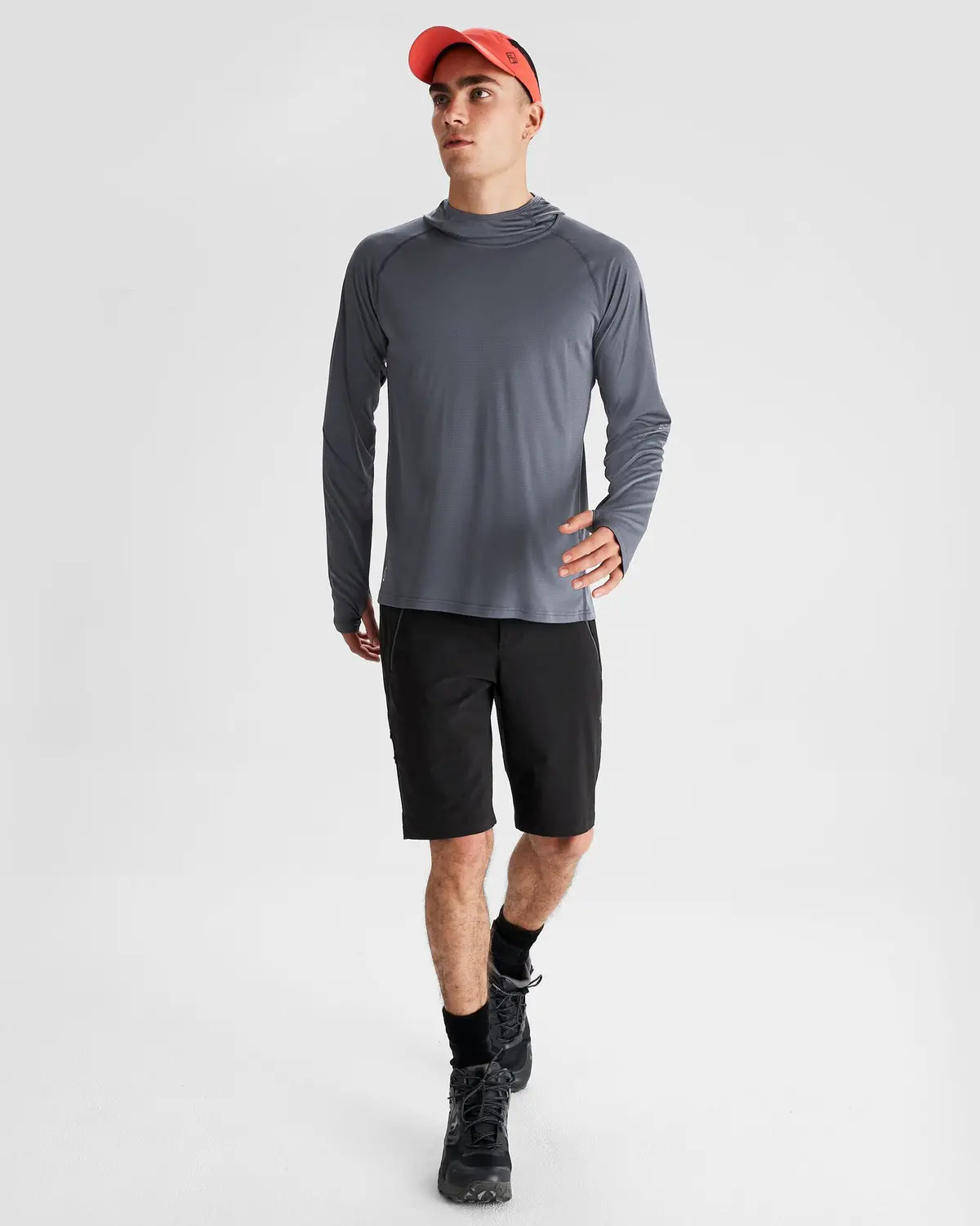 Men's Sun-Stopper Lt Hoodie - Mid Navy 1