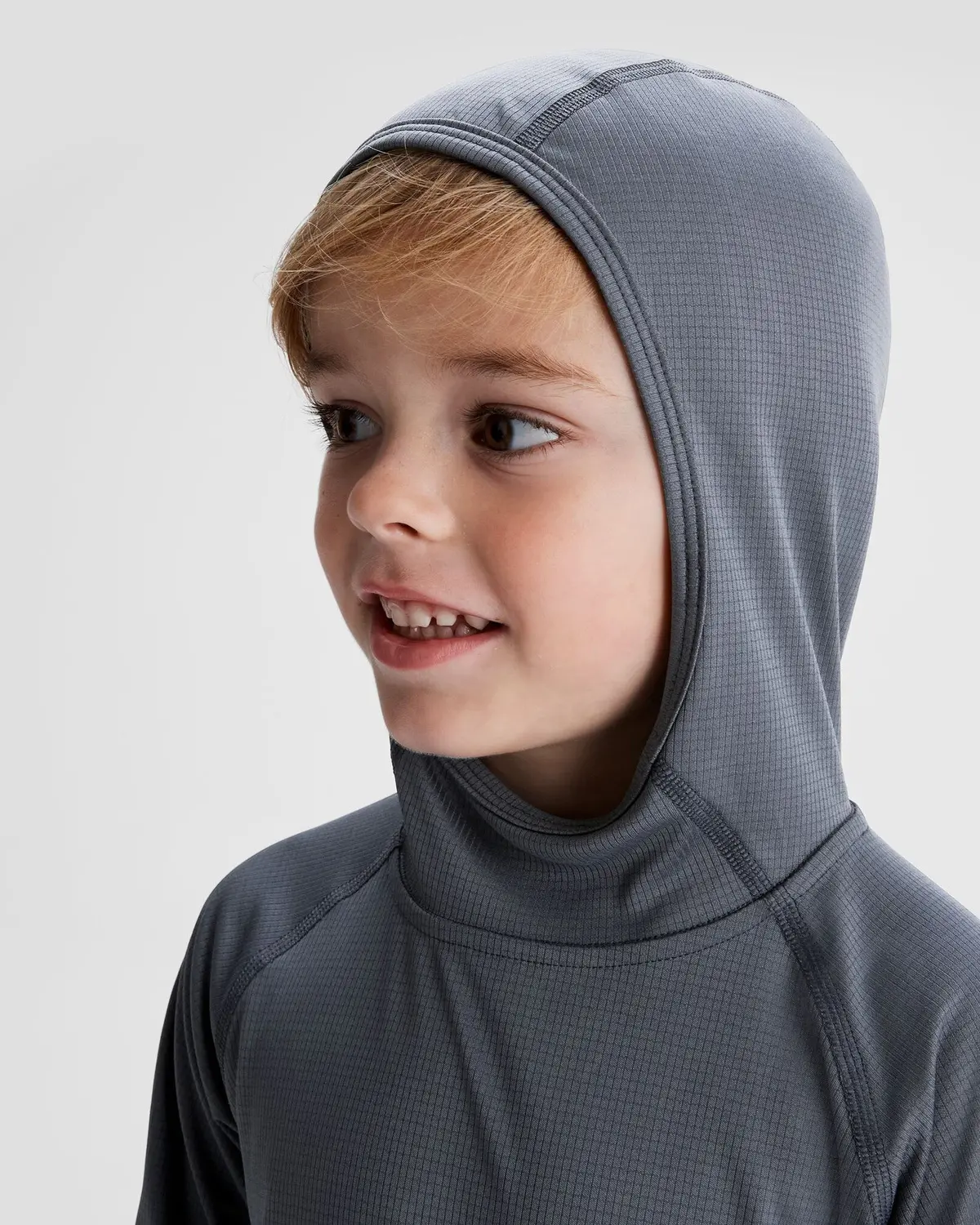 Kids' Sun-Stopper Lt Hoodie - Mid Navy 4