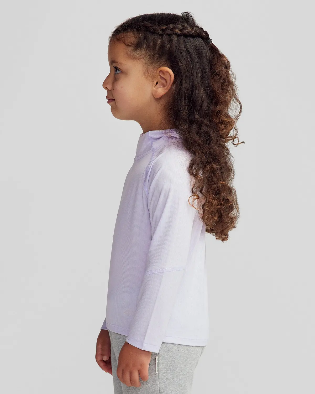 Kids' Sun-Stopper Lt Hoodie - Bright Lilac 3