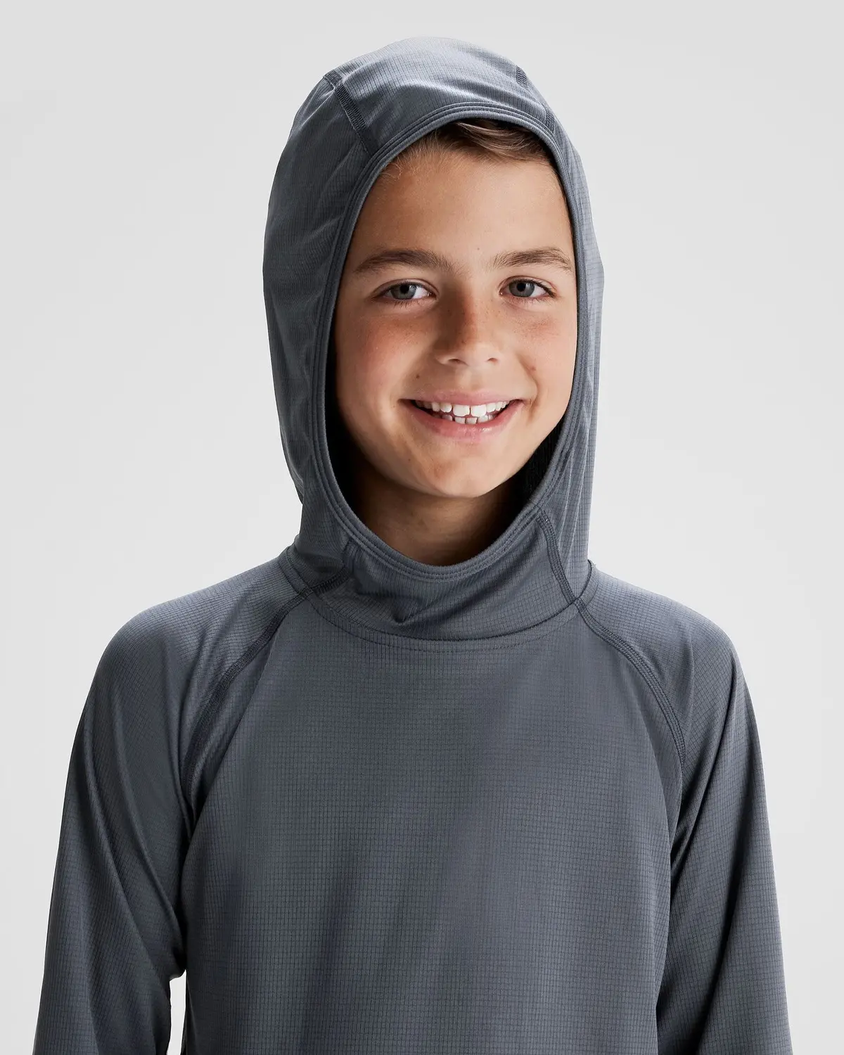 Youth Sun-Stopper Hoodie - Mid Navy 4