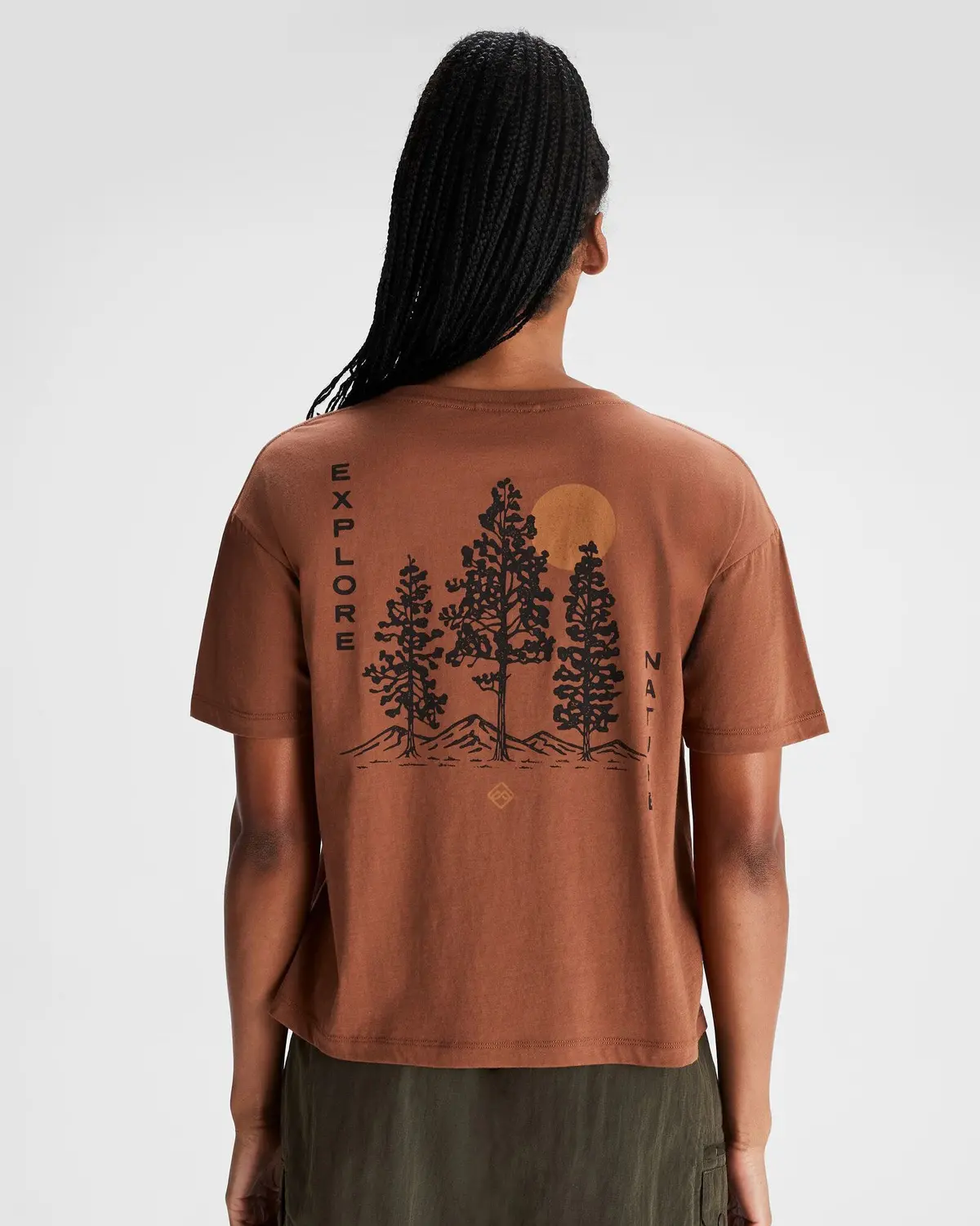 Women's Explore Nature Organic Cotton T-Shirt - Woodsy 3