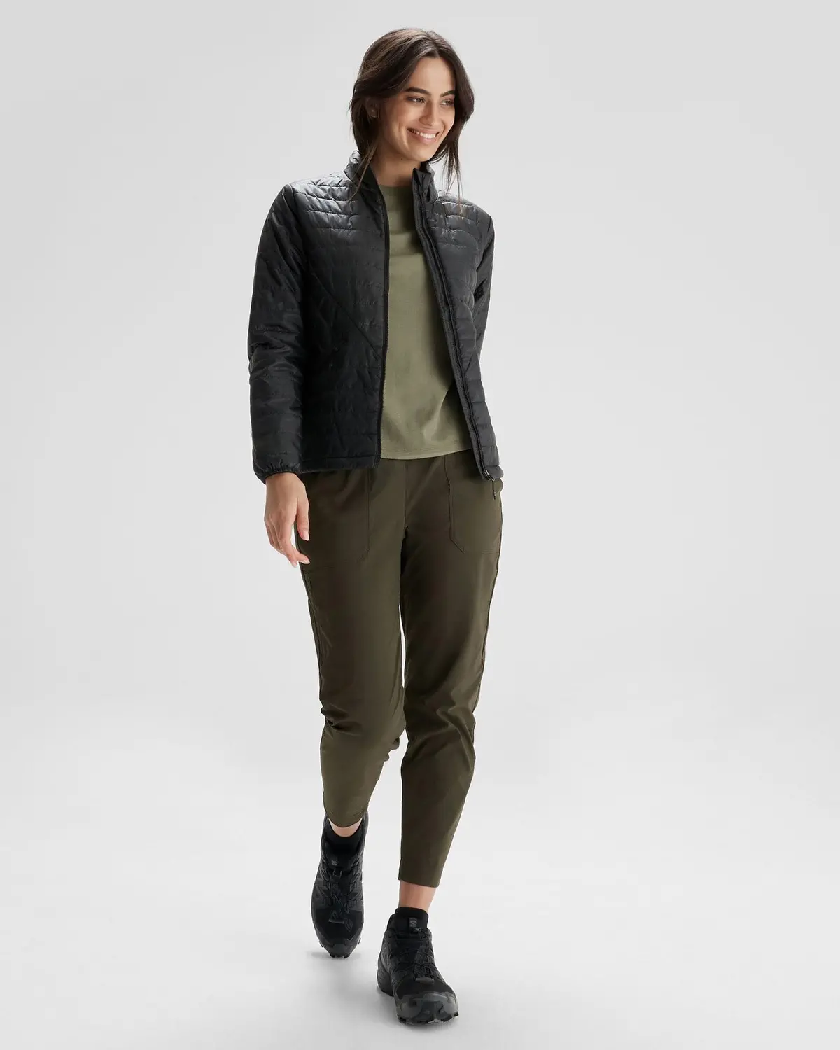 Women's Heli R Insulated Jacket - Black Stingray 2