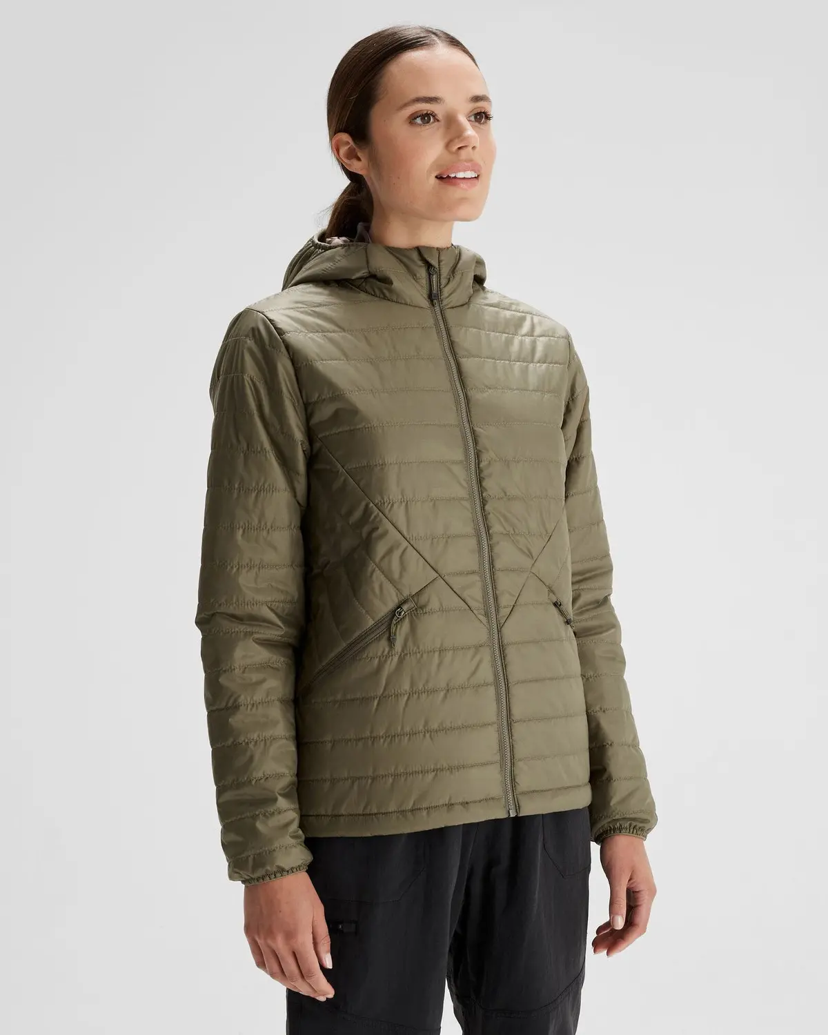 Women's Heli R Insulated Hooded Jacket - Beech 3