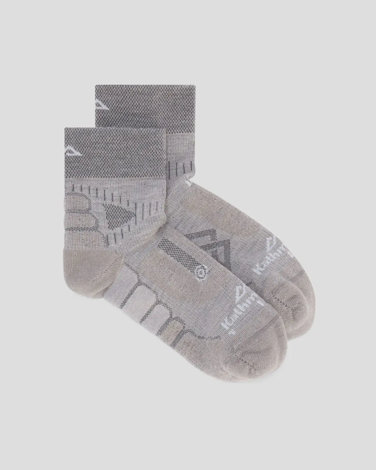 Ultralite Ergonomic Run Socks - Steel Grey 1