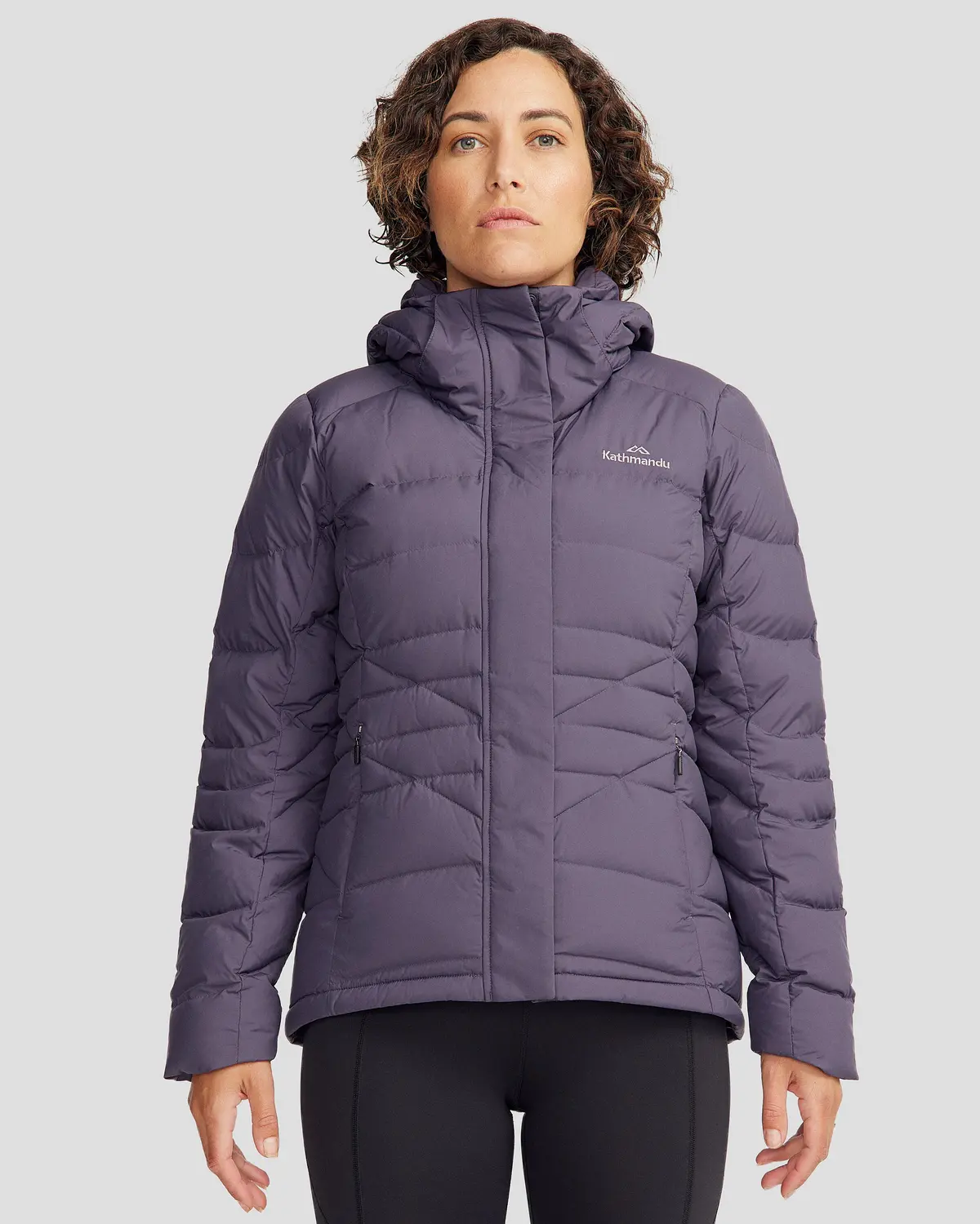 Women's Winterburn Hooded Down Jacket - Orbit 1
