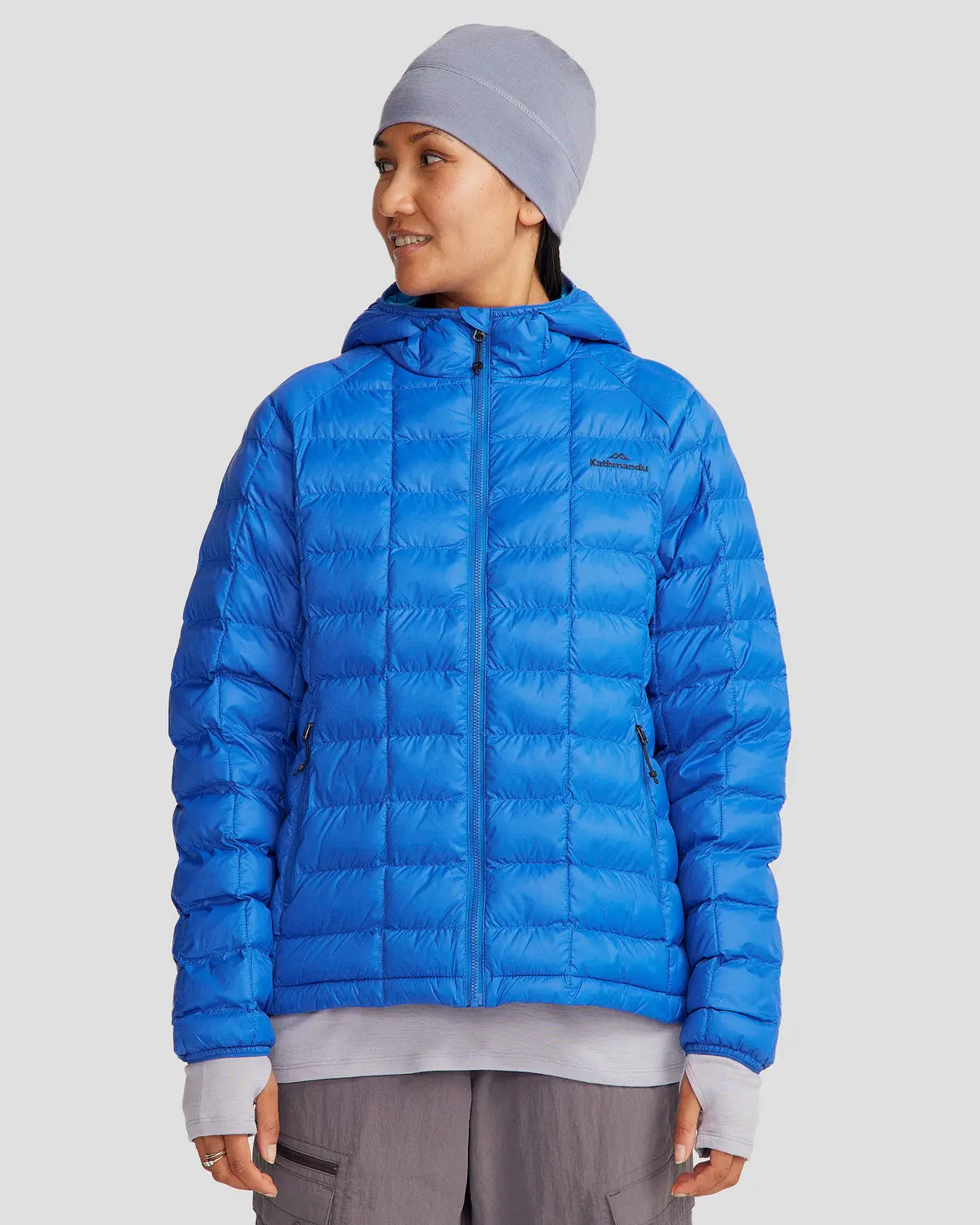 Women's Heli Insulated Hooded Jacket - Peak Blue 1