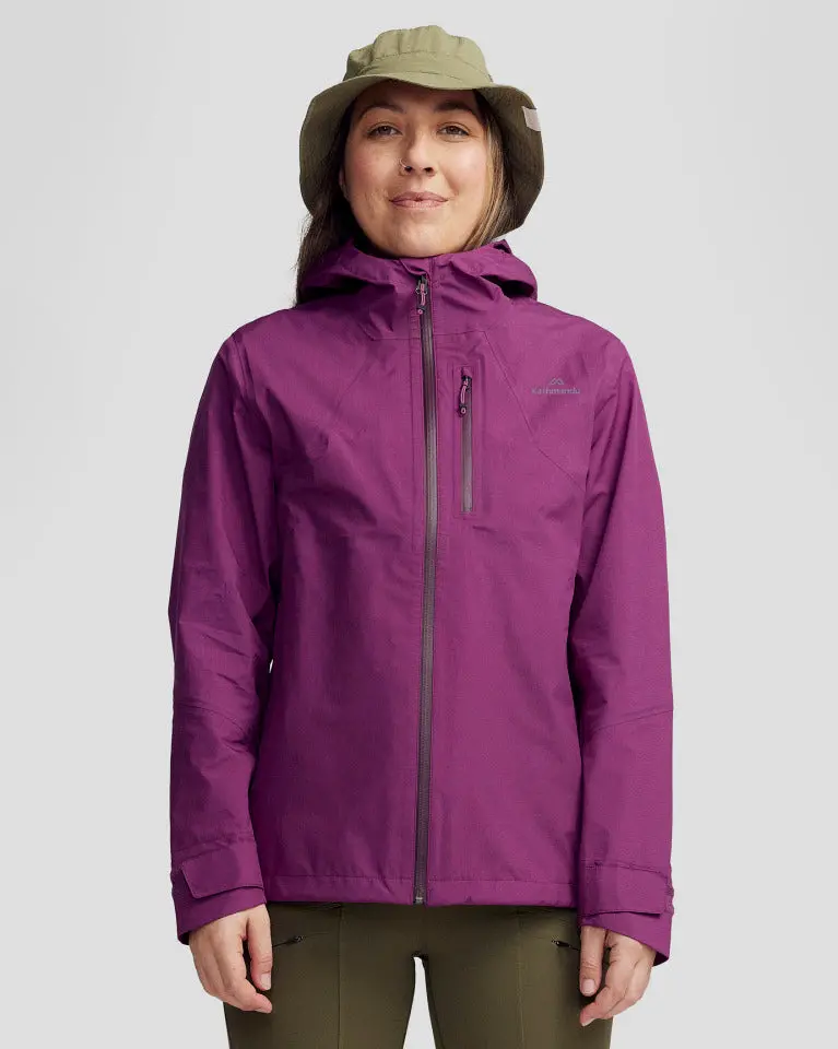 Women’S Ridge 3L Gore-Tex Rain Jacket - Berry 1