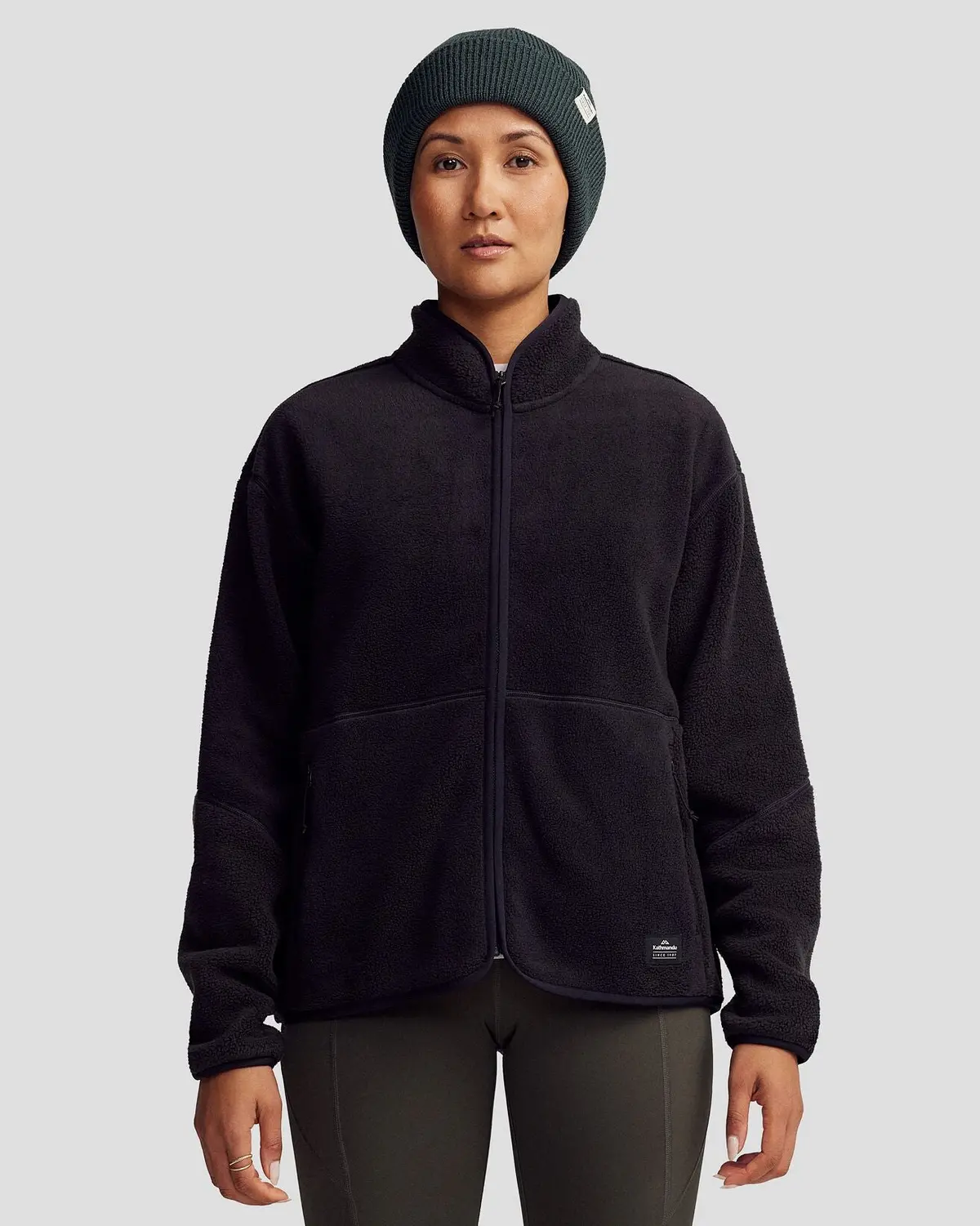 Women's Trailhead Fleece Jacket - Black Stingray 1