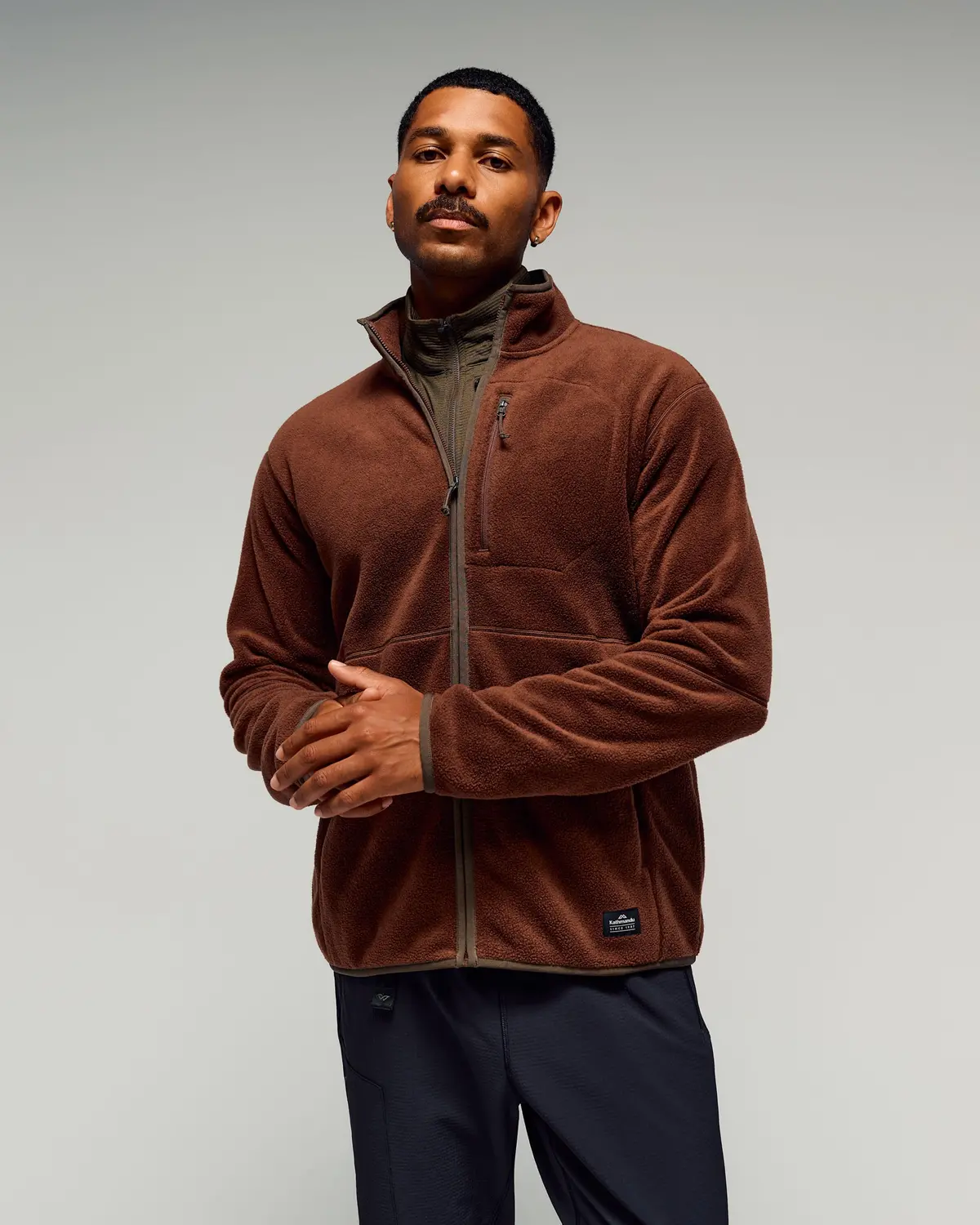 Men's Trailhead Fleece Jacket - Cocoa 1