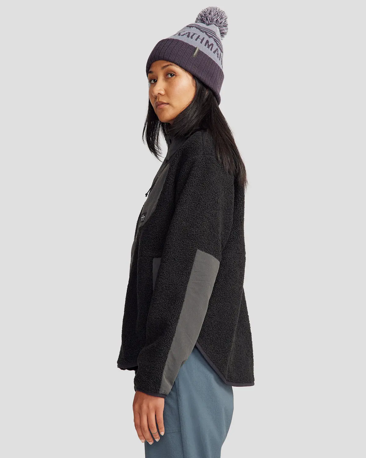 Co-Z High Pile Women's Jacket V3 - Black Stingray 3