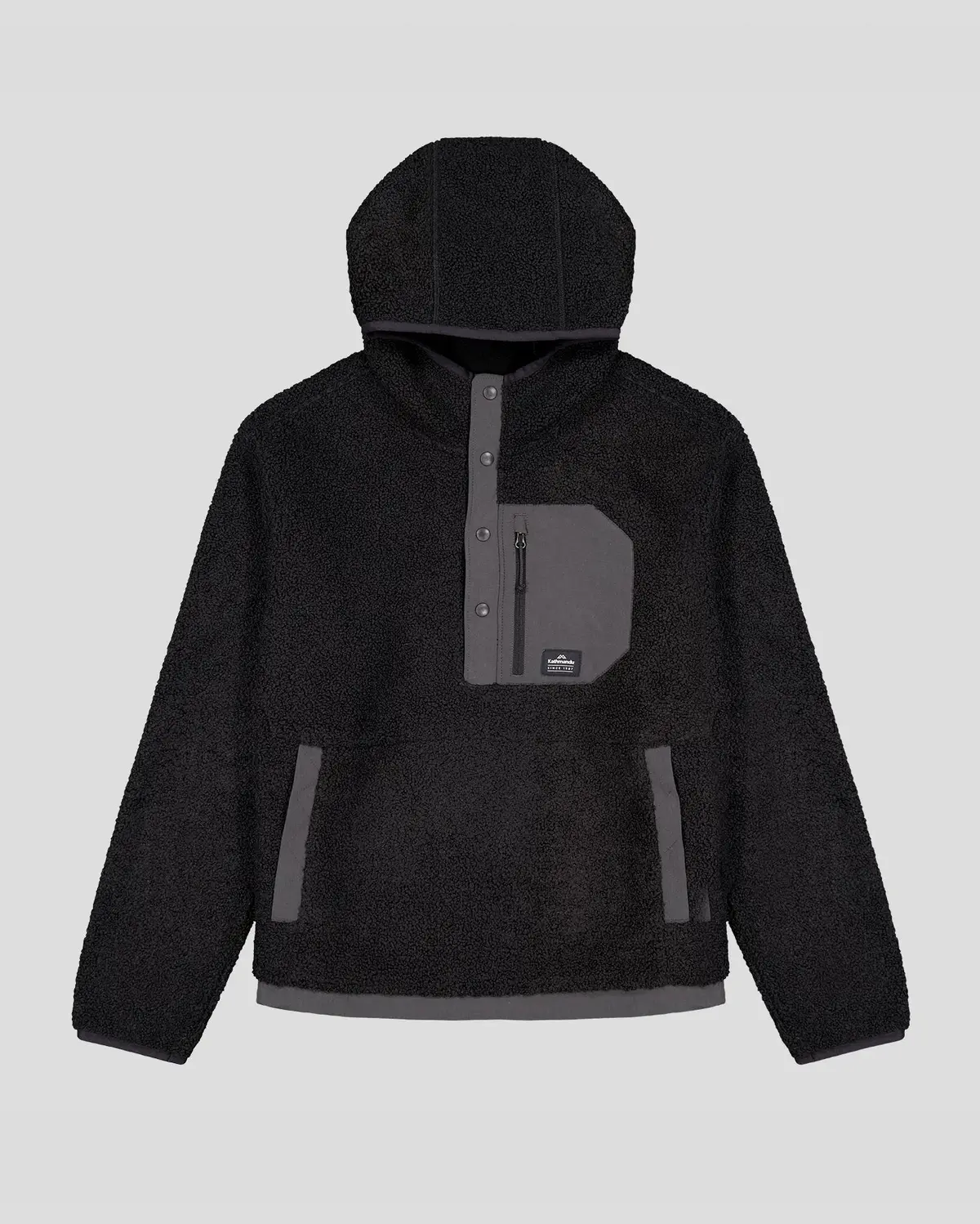Women's Co-Z High Pile Hooded Pullover V2 - Black Stingray 5