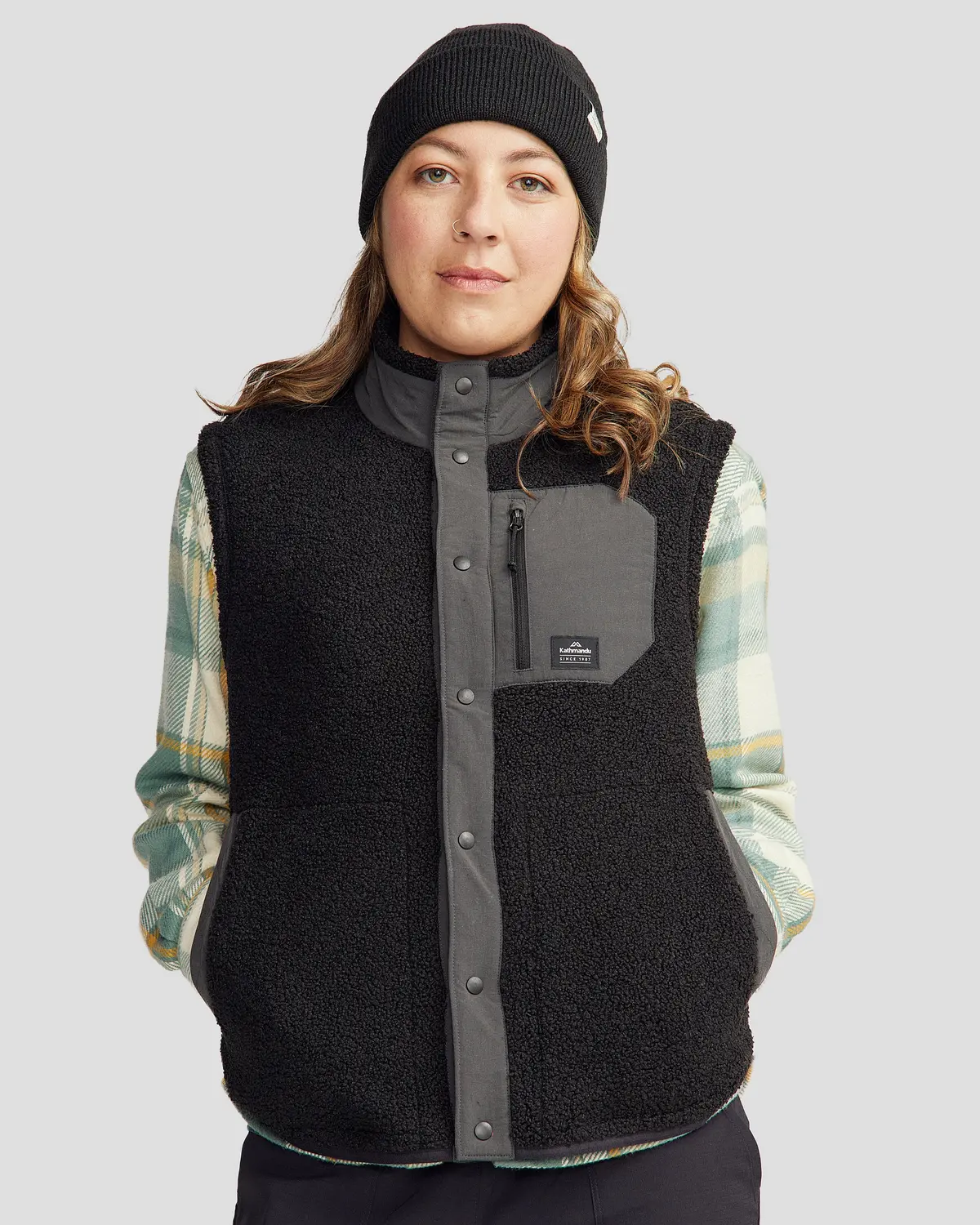Women's Co-Z High Pile Vest - Black Stingray 1