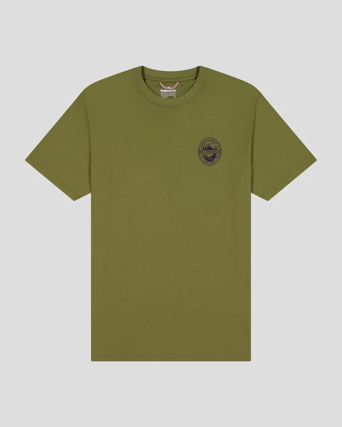 Men's Outdoor Equipment Co Organic Cotton T-Shirt - Dark Fern 4