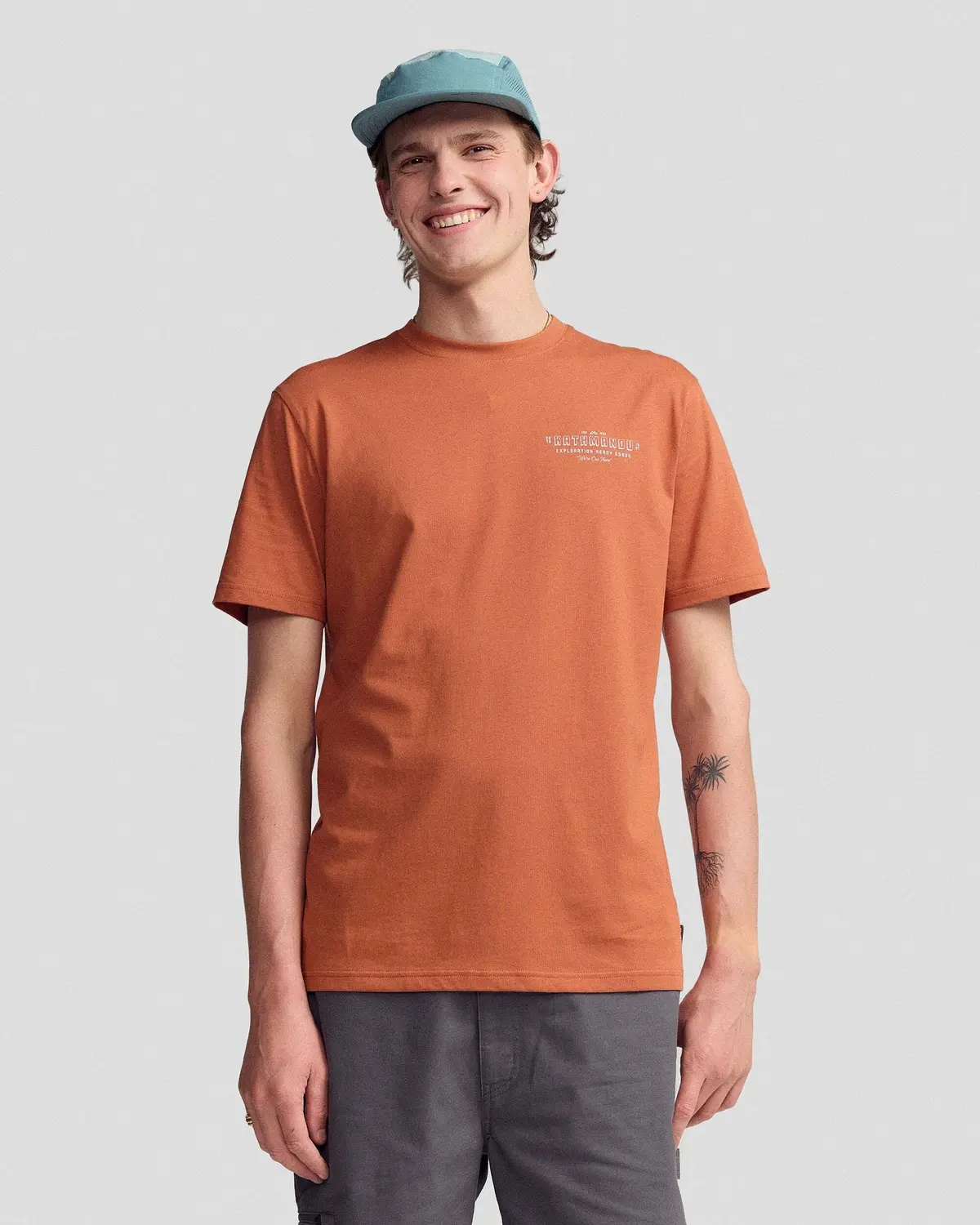 Men's Exploration Organic Cotton T-Shirt - Copper 1