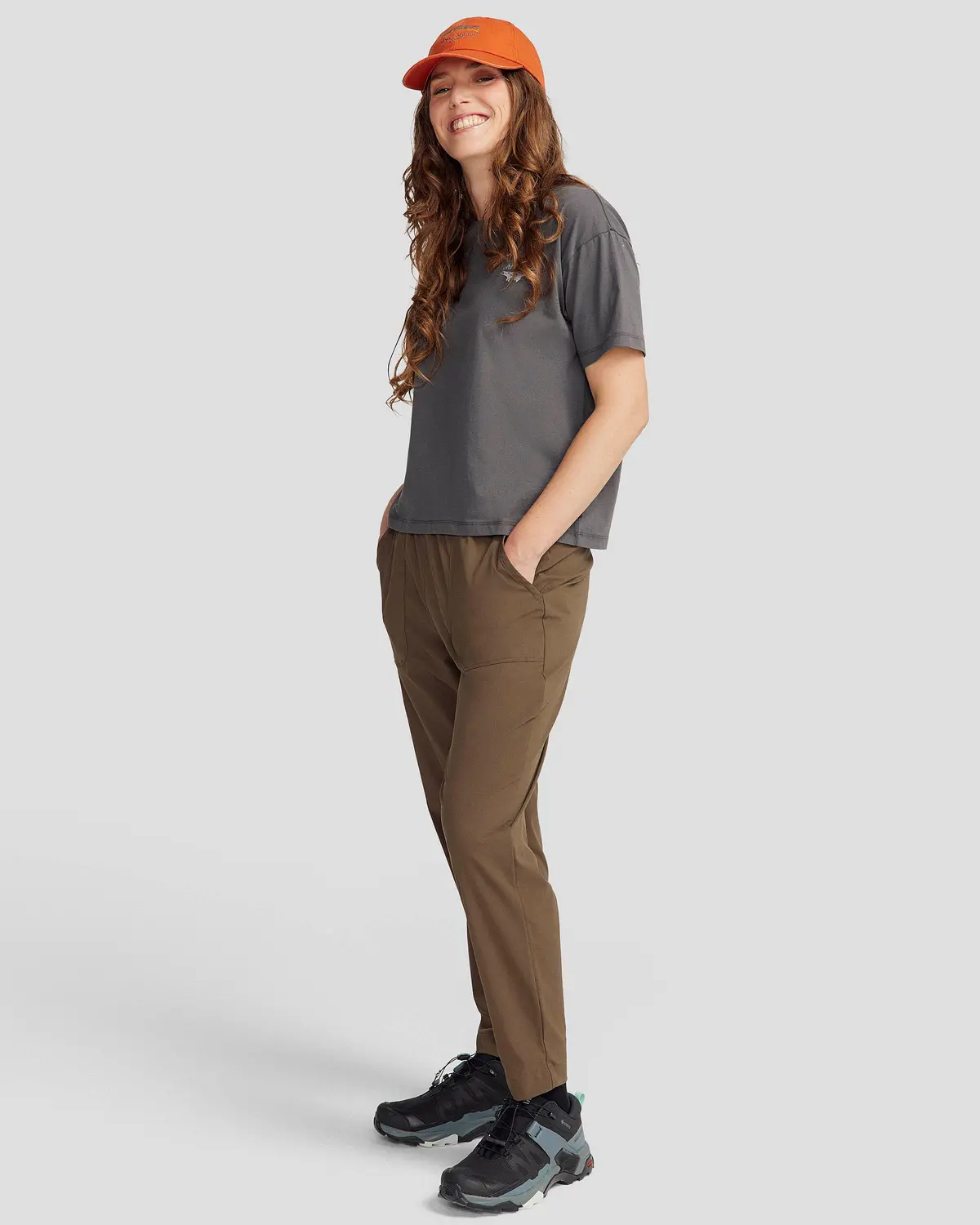 Women's Lizard Organic Cotton T-Shirt - Shale 2