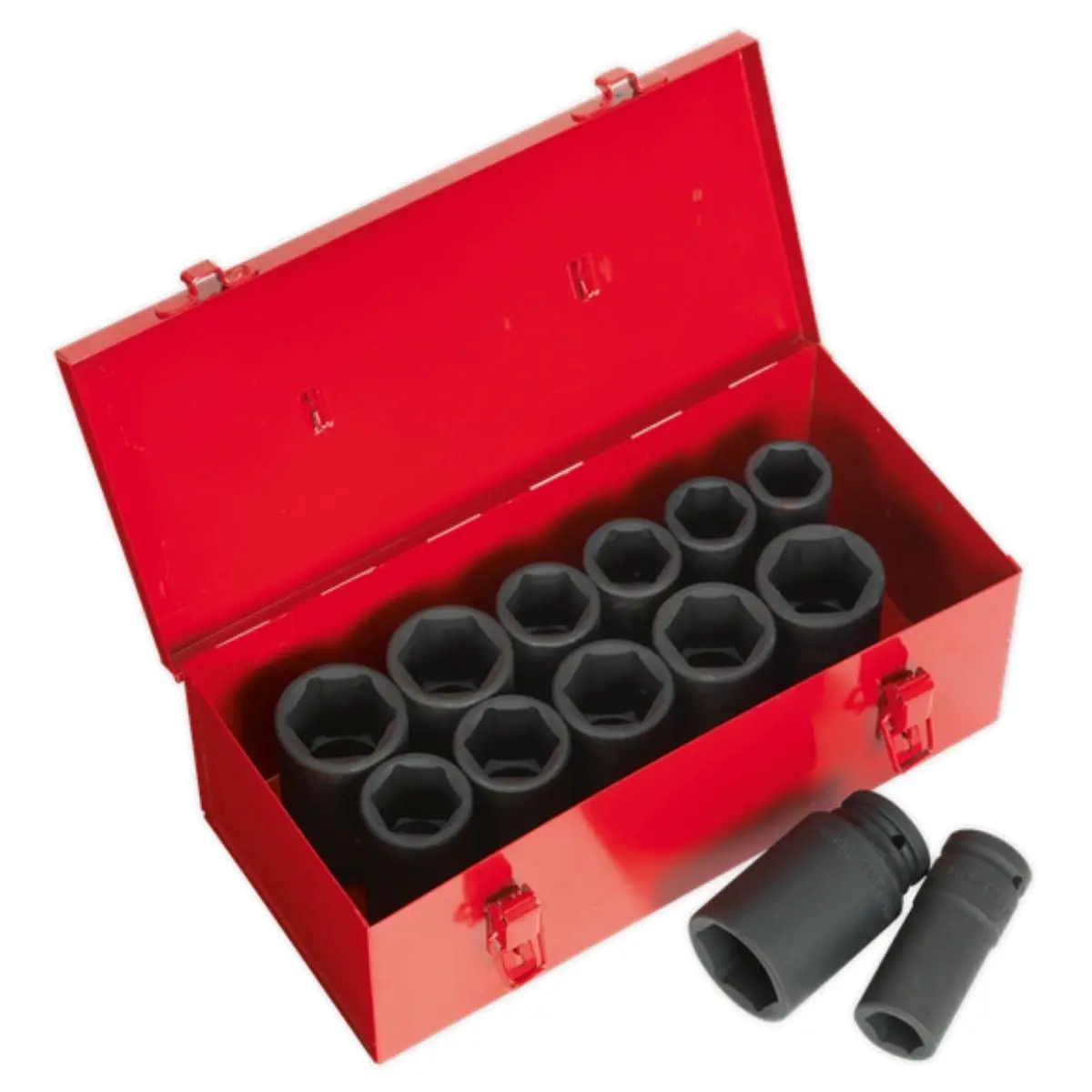 Sealey Ak687 3/4"Sq Drive Deep Impact Socket Set 13Pc 1