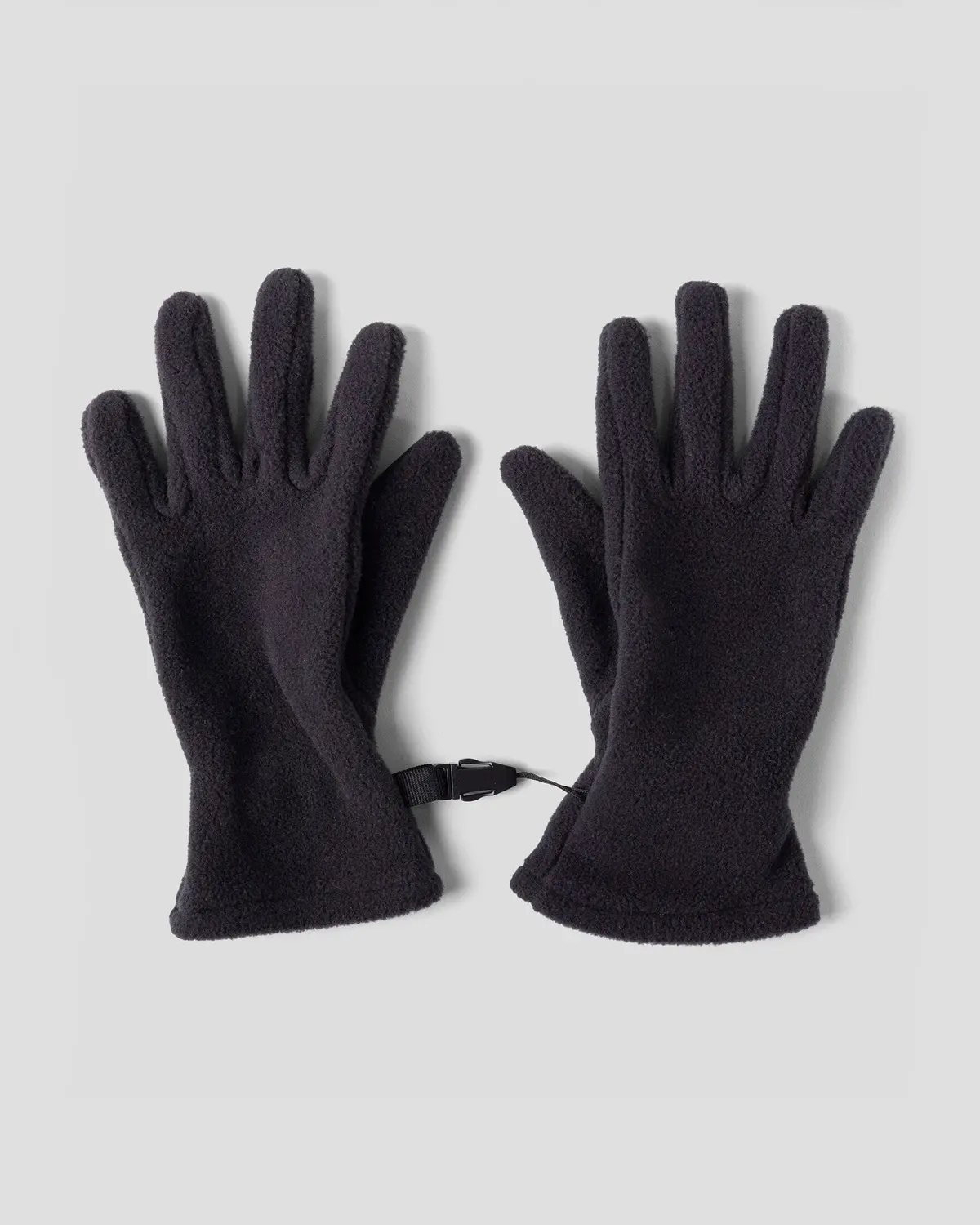 Kids' Ridge 100 Primaloft® Bio Fleece Gloves - Black 1