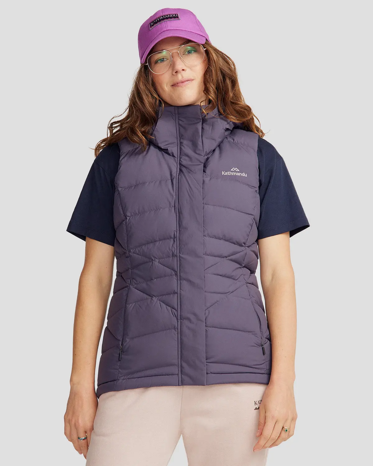 Women's Winterburn Hooded Down Vest - Orbit 1