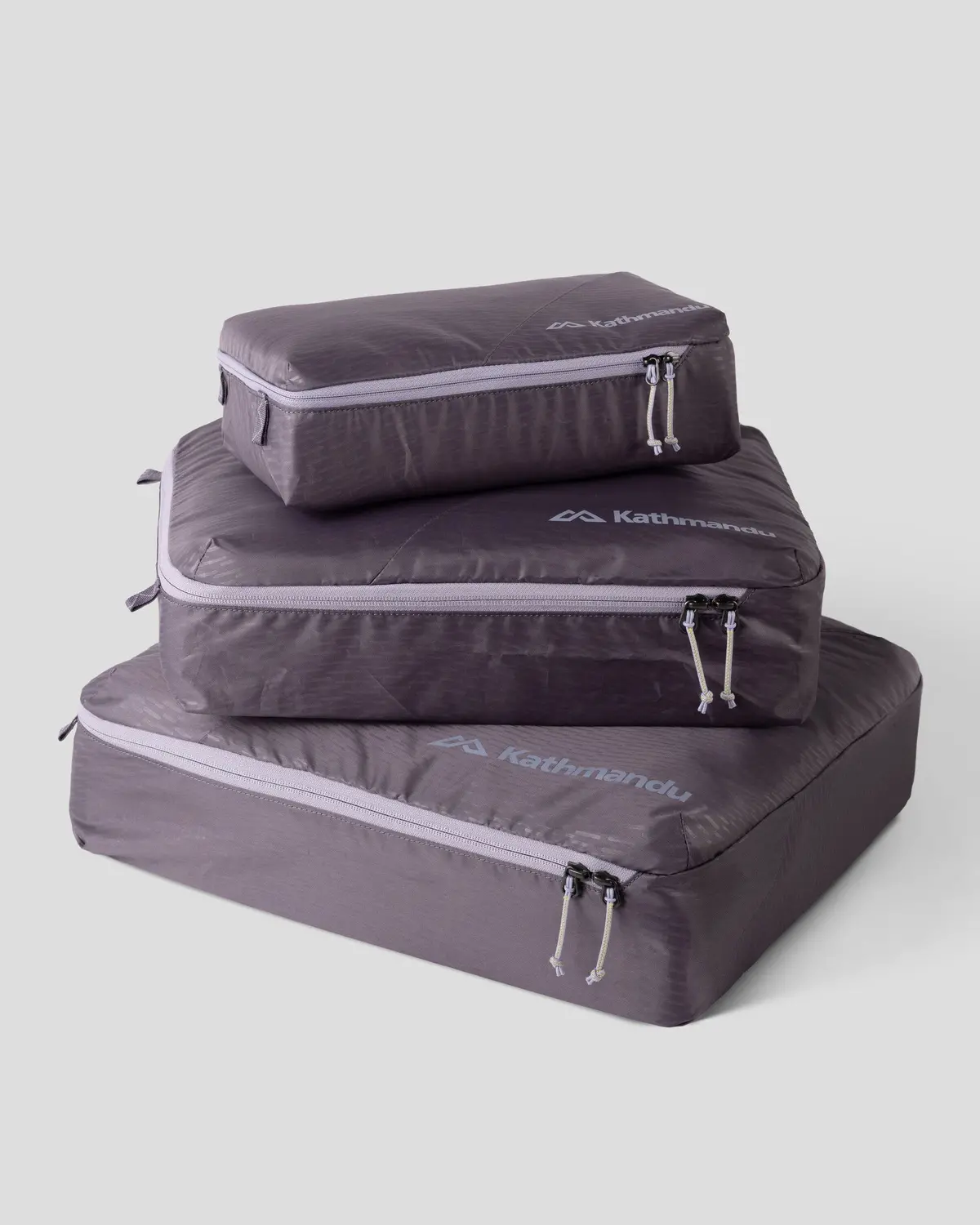 Packing Cube Set Three Pack - Light Quartz Lines Print 1