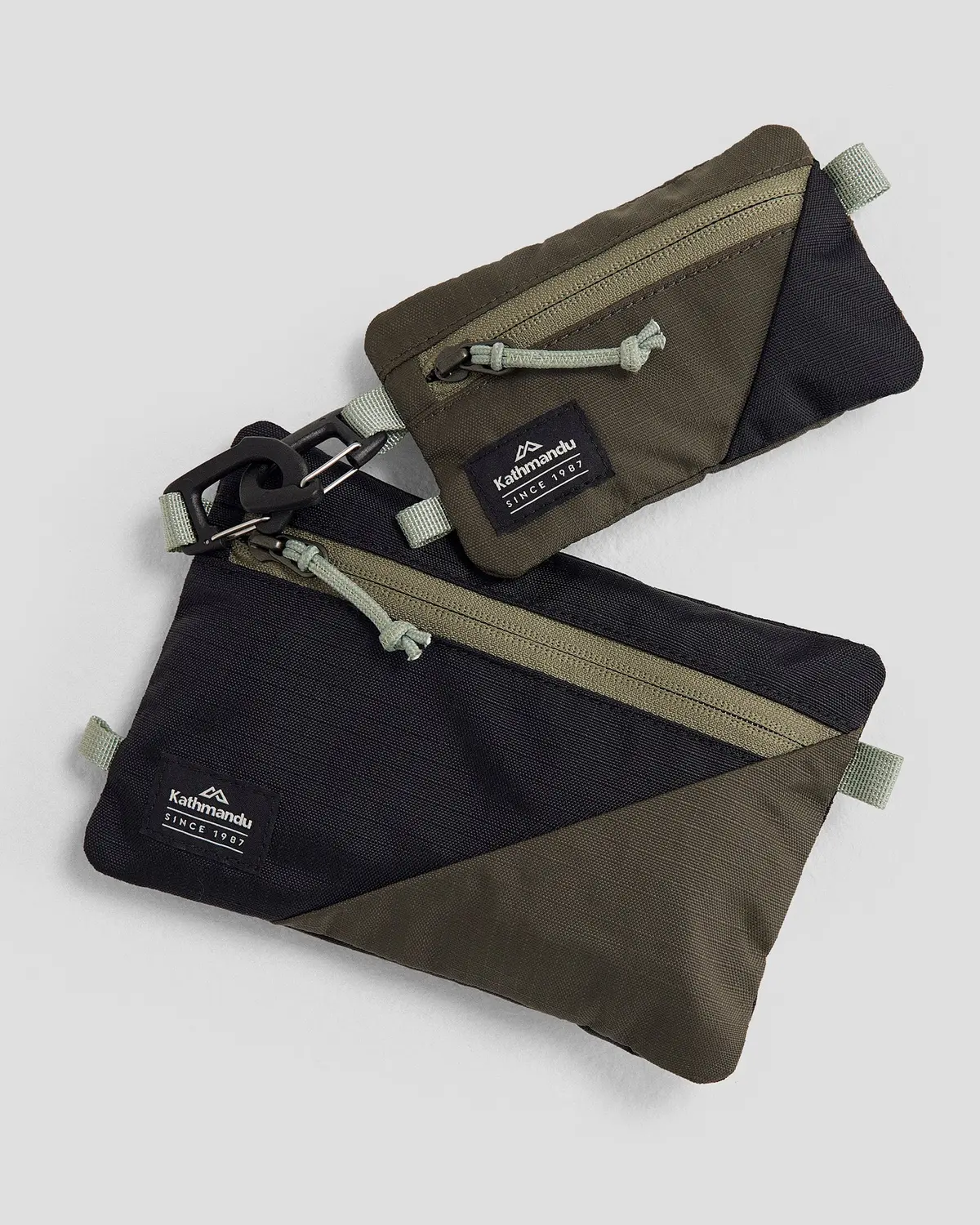 Travel Pouch - Two Pack - Black Stingray/Dark Moss 1