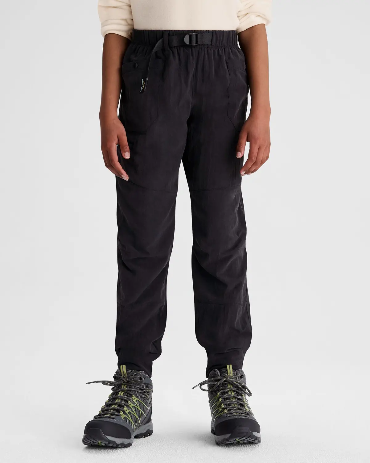 Girls' Evry-Day  Lined Cargo Pants  - Black 1